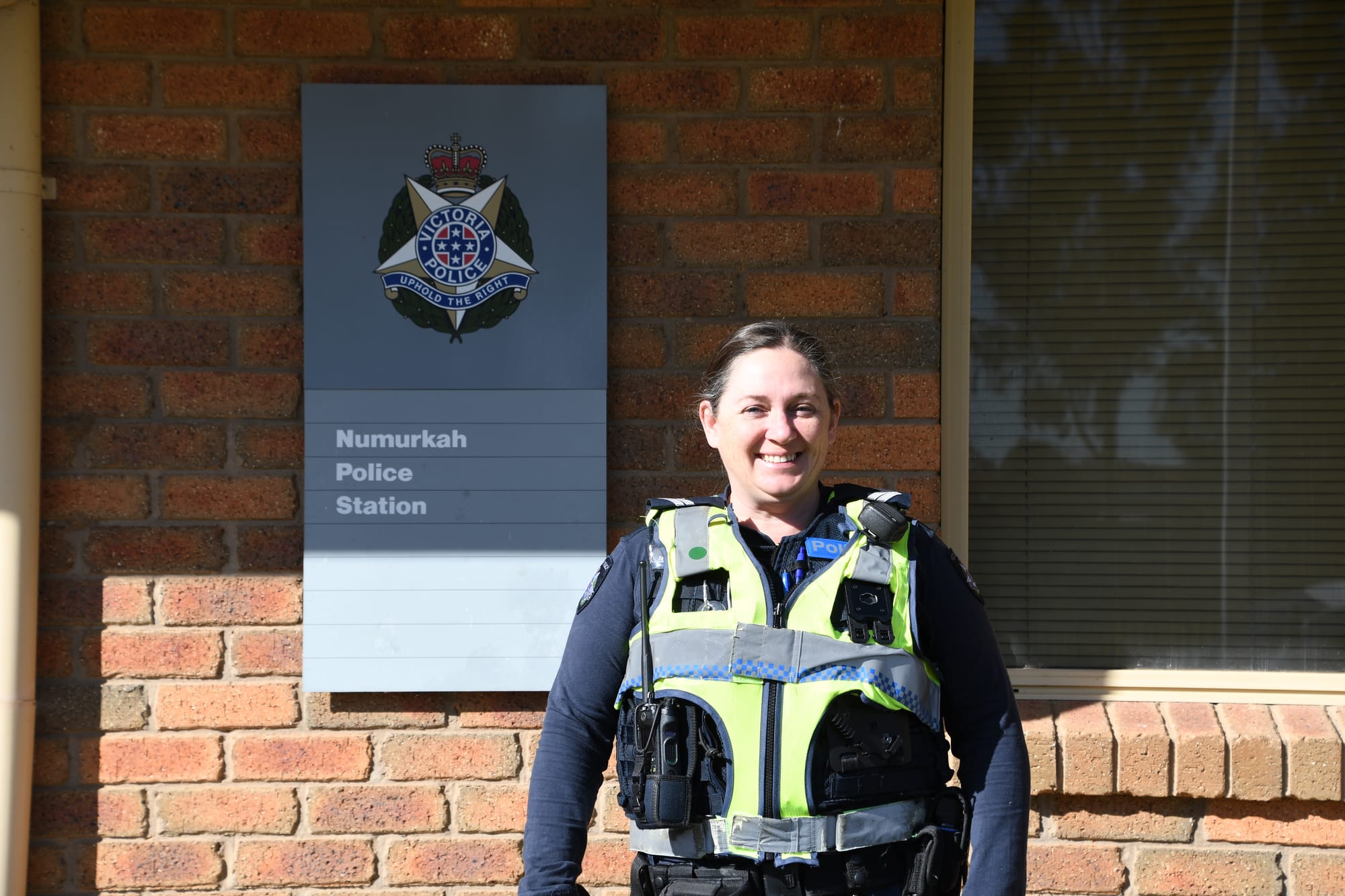 At home in Numurkah ... Senior Constable Nicole Osler is the newest member of Numurkah’s policing team. 