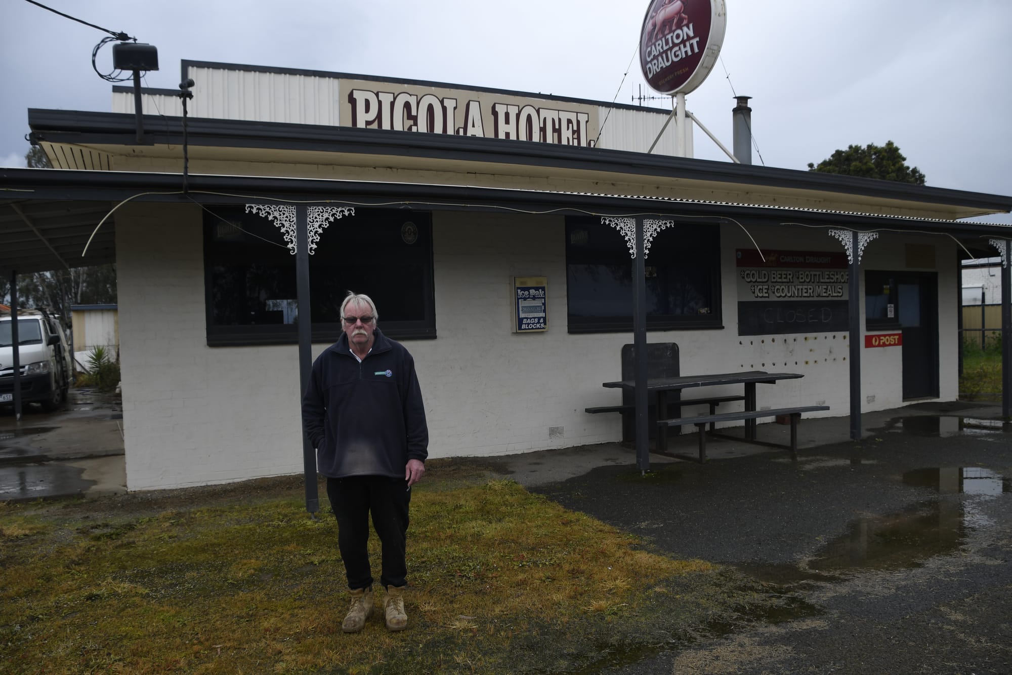 Back in business... Bruce Agnew is opening the Picola Hotel back up.
