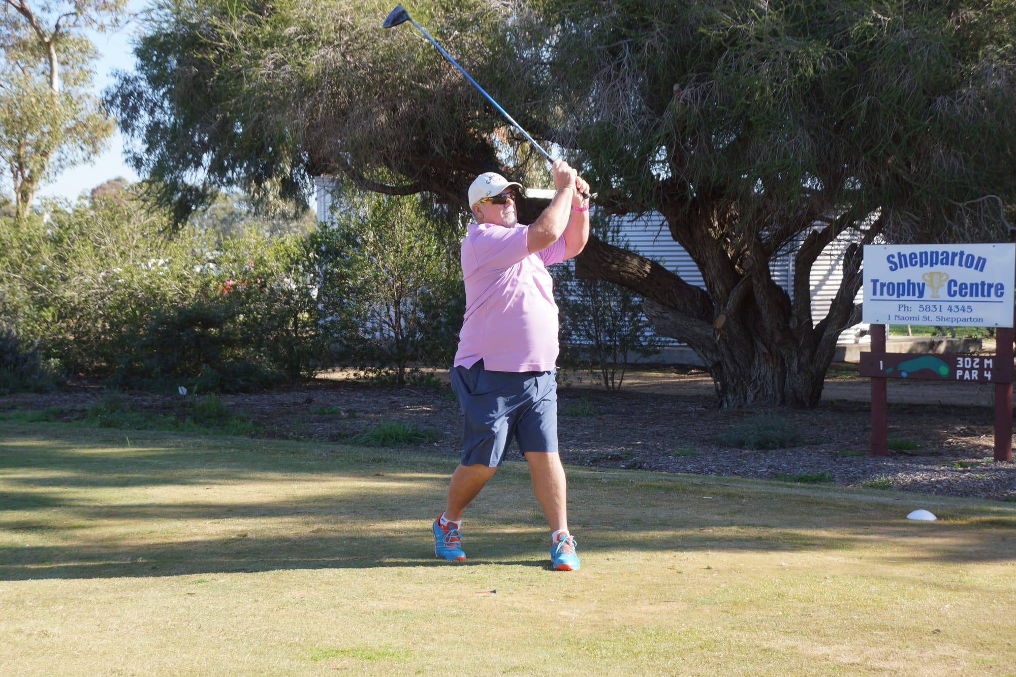Big bear ... Mark Hegarty was announced as winner of the Thursday golf yearly trophy last week.