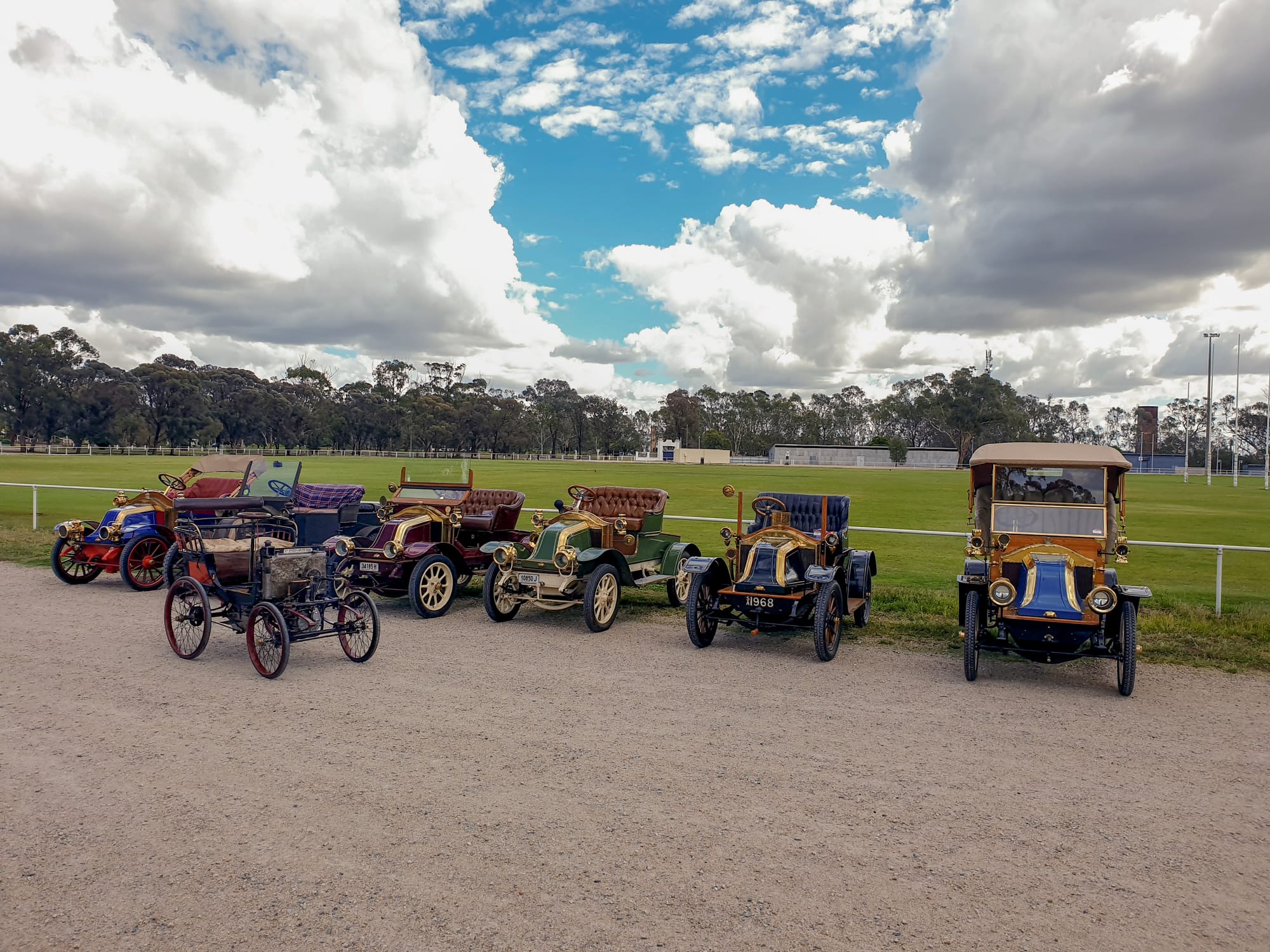 Unique... The original 1898 Louis Renault makes these Type AX Renaults built a decade later look positively modern. 
