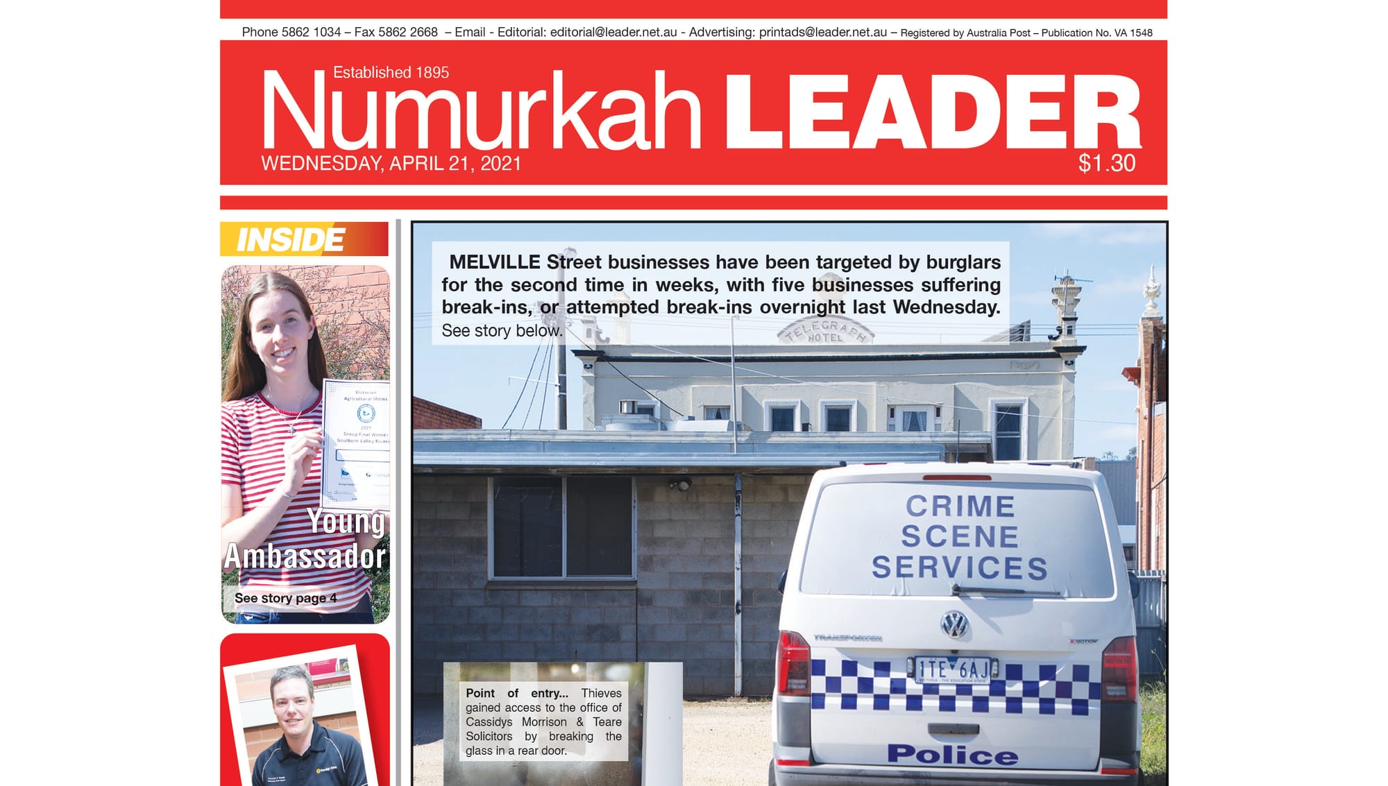 Numurkah Leader digital edition: April 21 2021