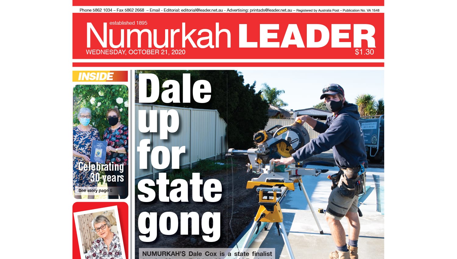 Numurkah Leader digital edition: October 21 2020