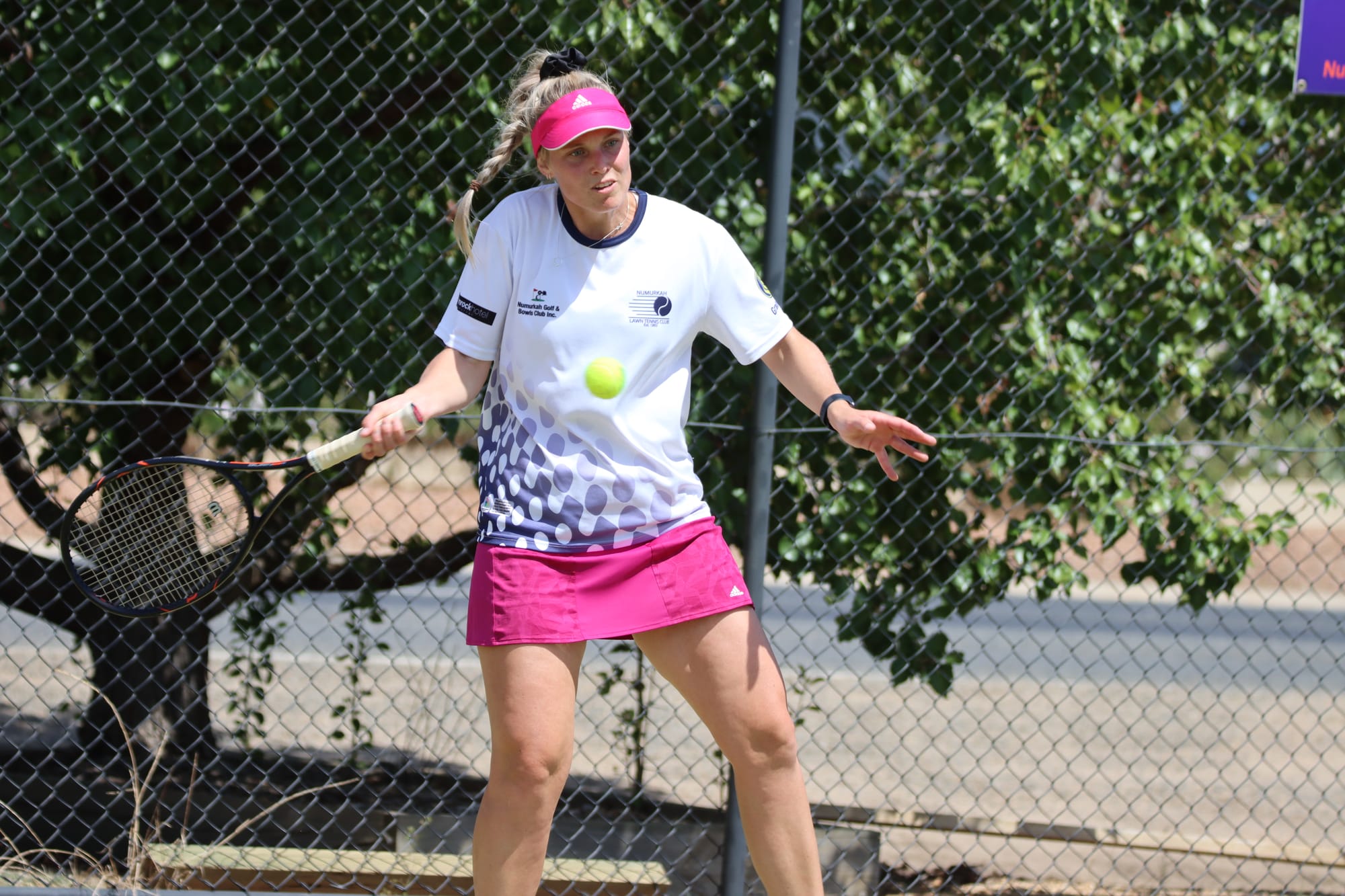 What an honour ... Caitlyn Price won her three sets on Saturday afternoon, and was awarded as the club’s most valuable player on Saturday night.