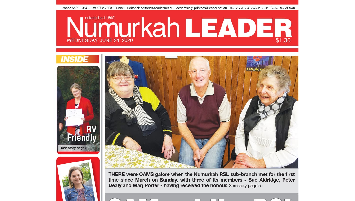 Numurkah Leader digital edition: June 24 2020