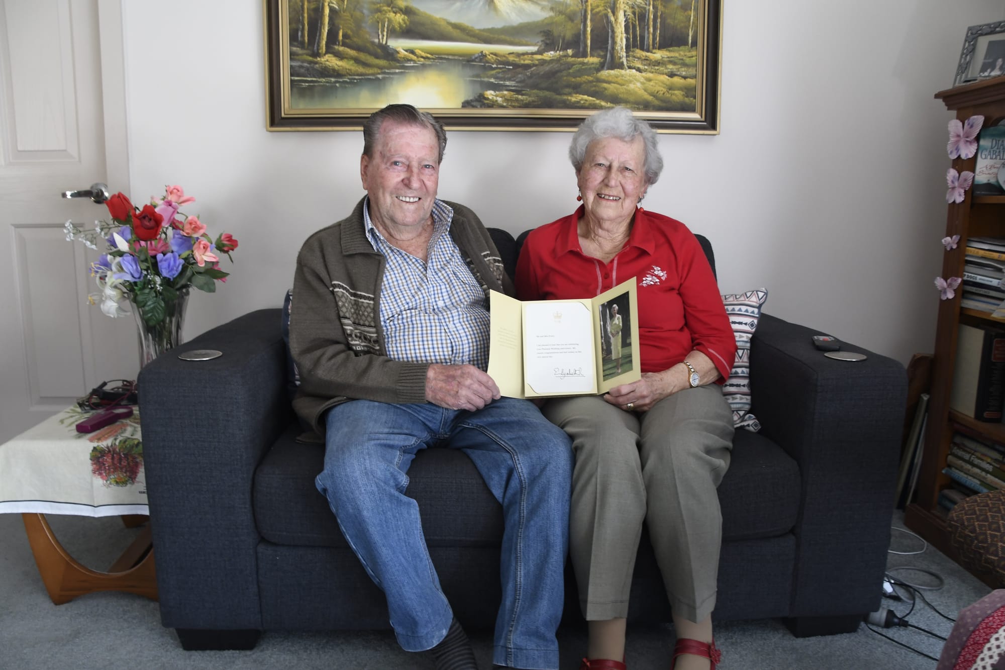 70 years strong ... Jack and Josie received not only a letter from the Queen for their 70th wedding anniversary, but also one from the Prime Minister, and the Governor General.
