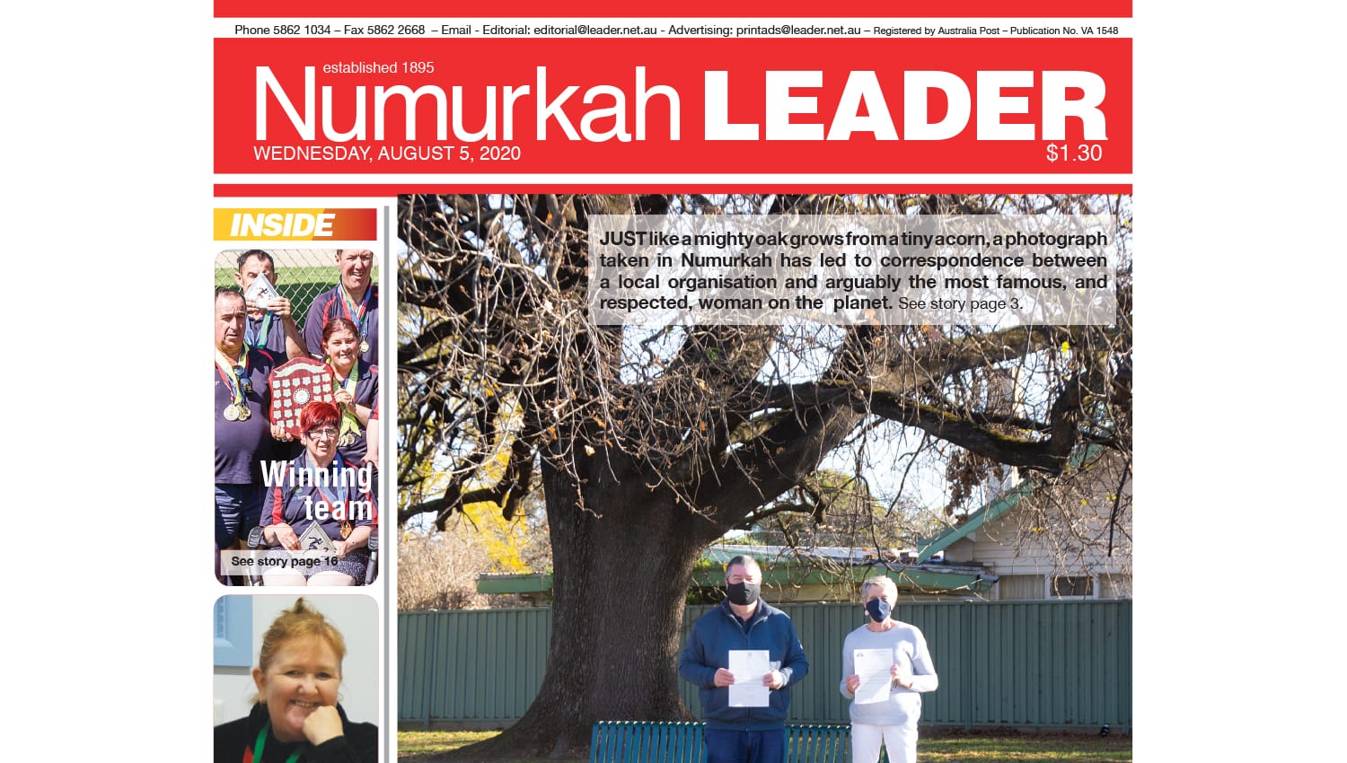 Numurkah Leader digital edition: August 5 2020