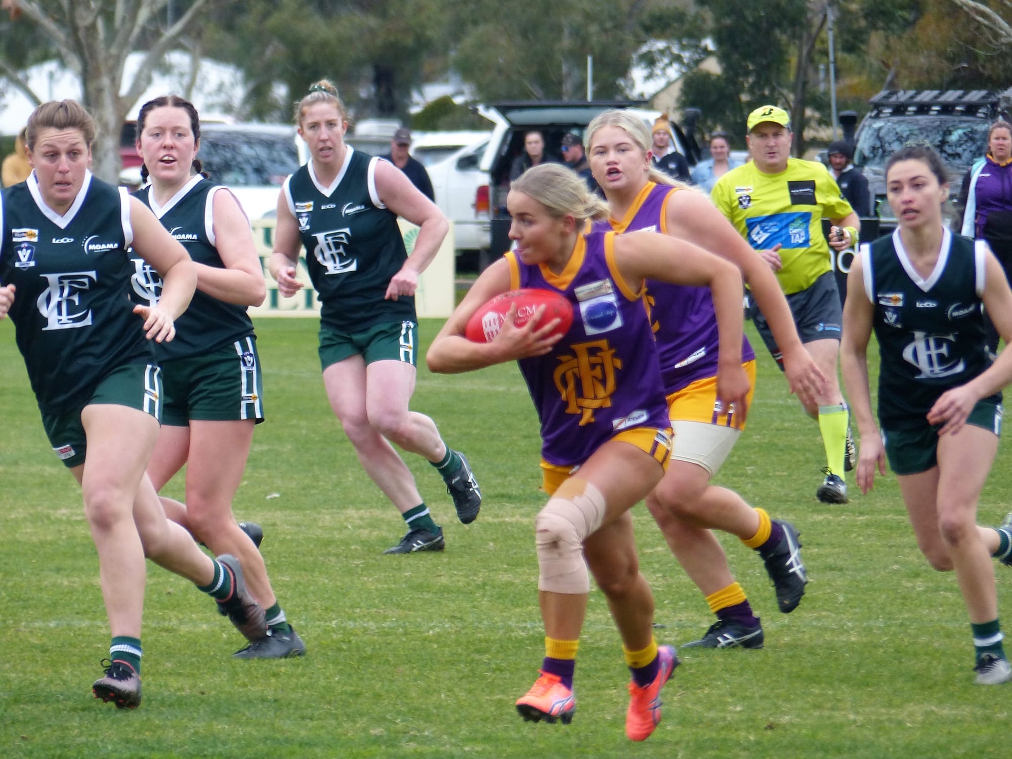 Superstar ... Gracie Reid stepped up when it mattered most to win the best on ground medal. 

