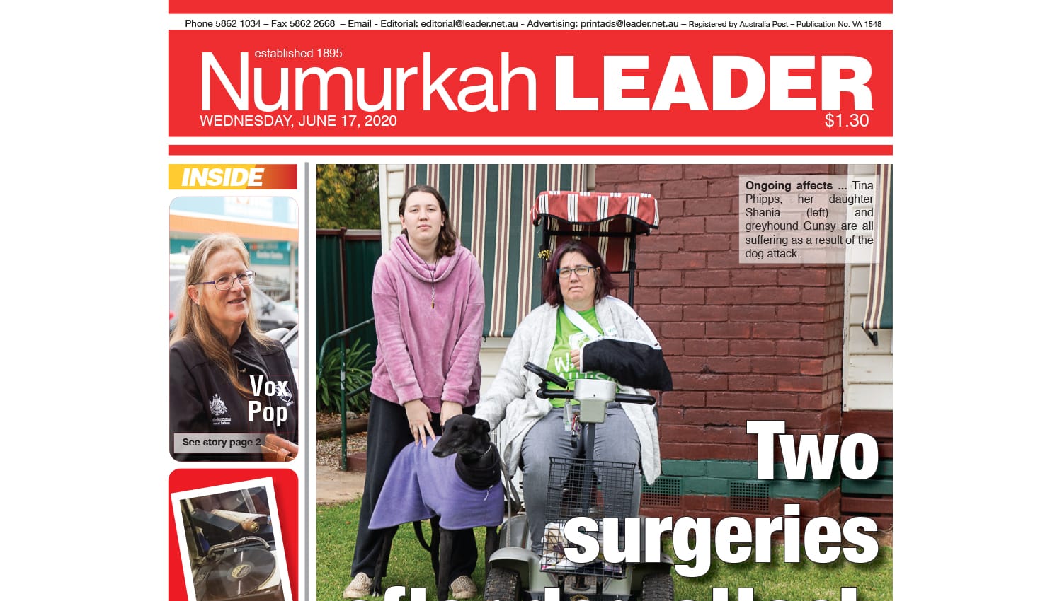 Numurkah Leader digital edition: June 17 2020
