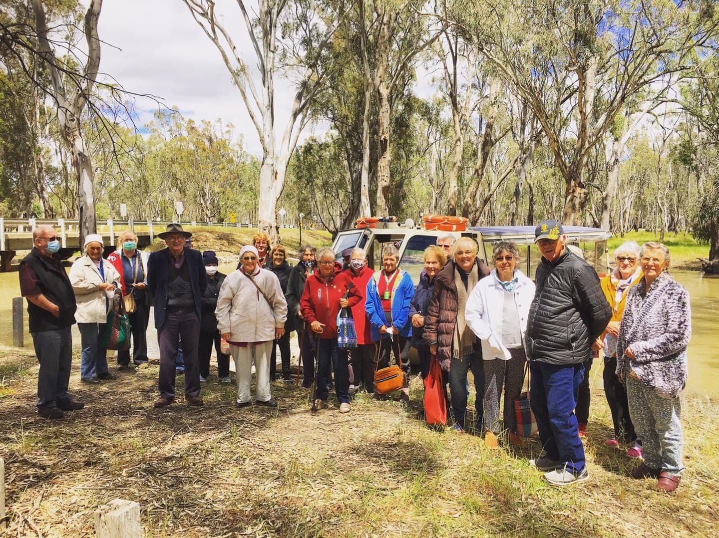 Just cruising around... The Youanmite and Baulkamaugh CWA ladies and friends took to the waters of the Broken Creek and the Murray River last Friday for a much needed outing. 
