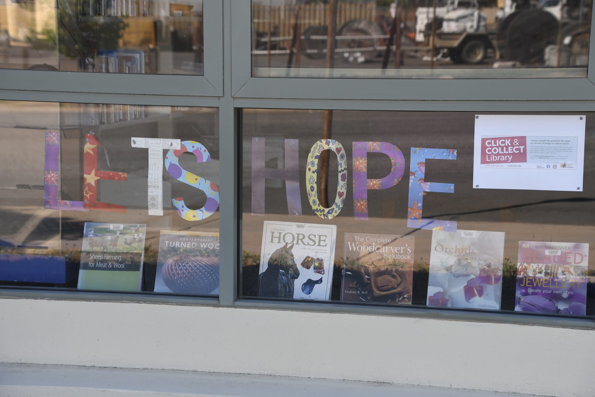 Message of hope ... The judges created a new category to acknowledge the efforts of library staff.