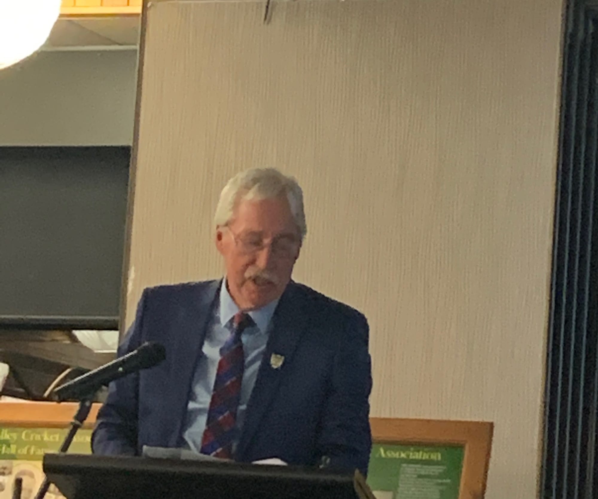 Legend ... Denis Stokes has become a Legend of the MVCA Hall of Fame.