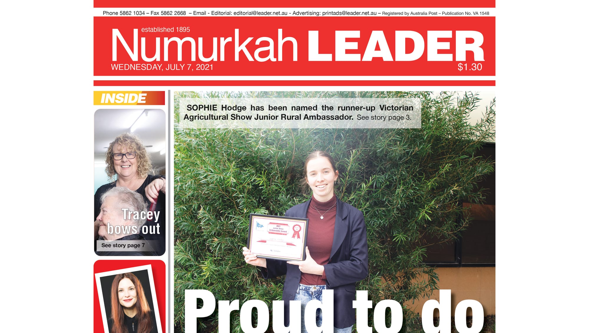 Numurkah Leader digital edition: July 7 2021