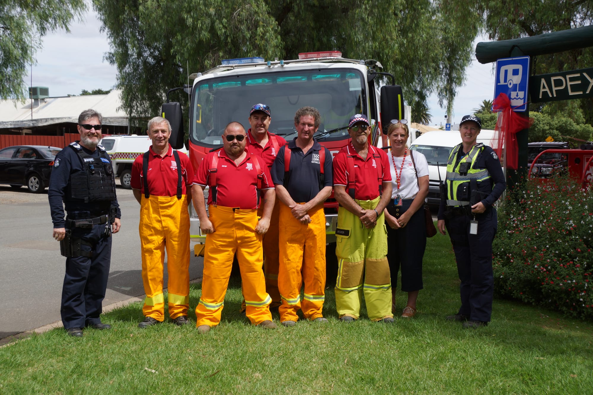 Nathalia says thanks to its fireys