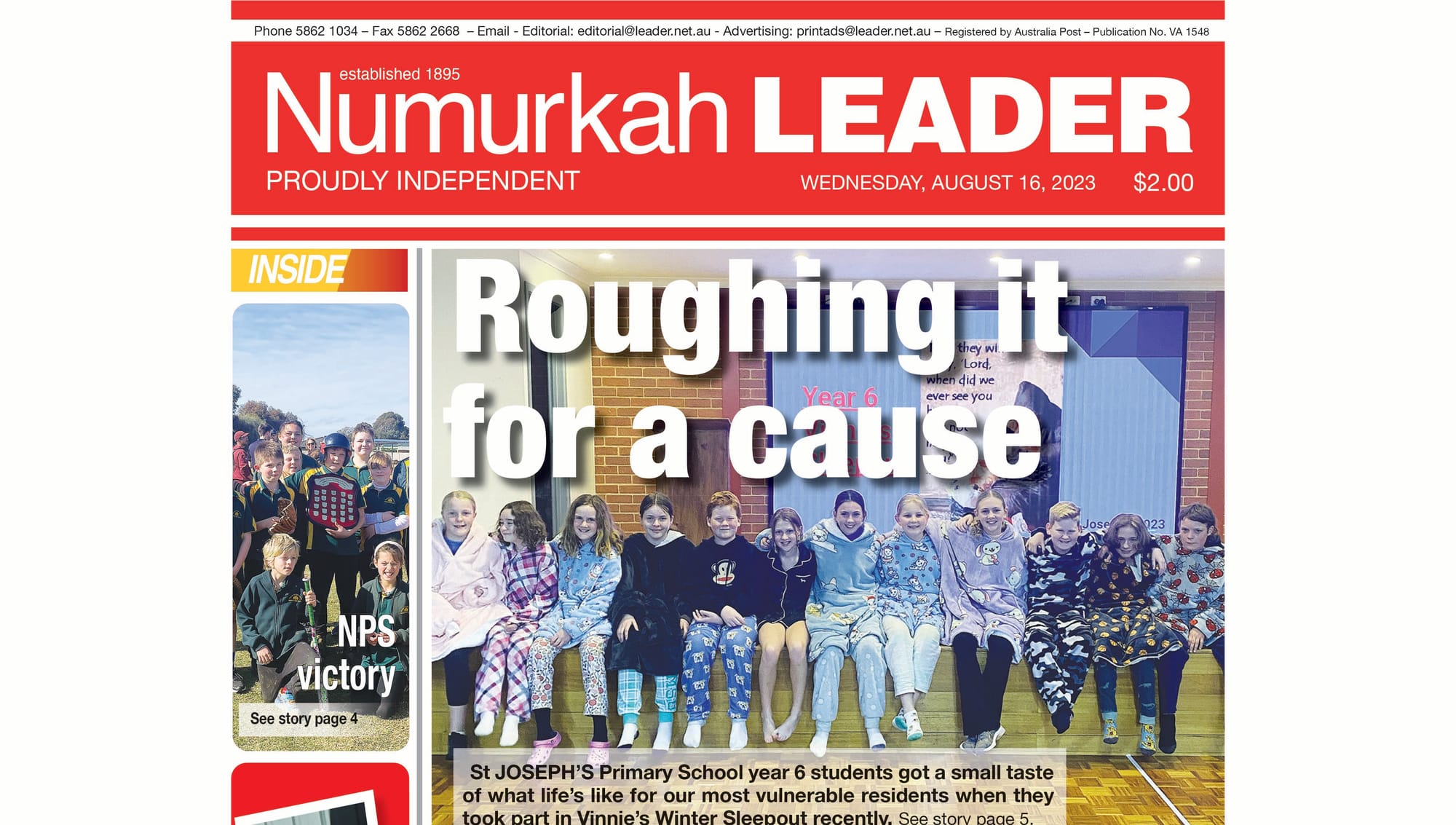 Numurkah Leader digital edition: August 16 2023