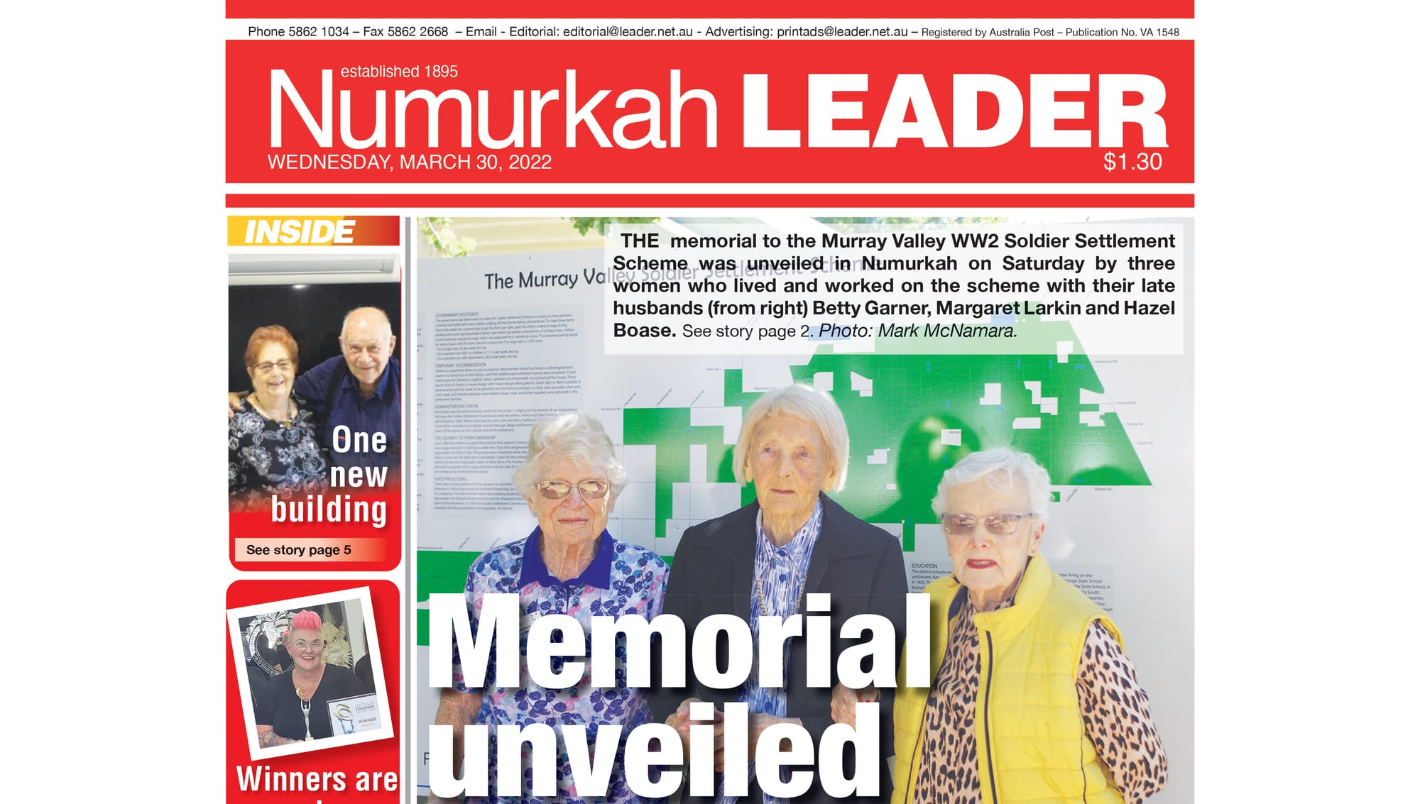 Numurkah Leader digital edition: March 30 2022