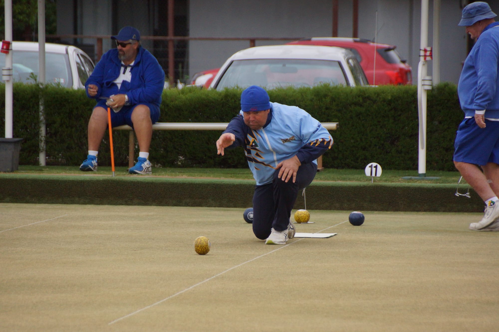 First loss ... Rob Glover’s rink went down by just two shots, in its first loss for the season.