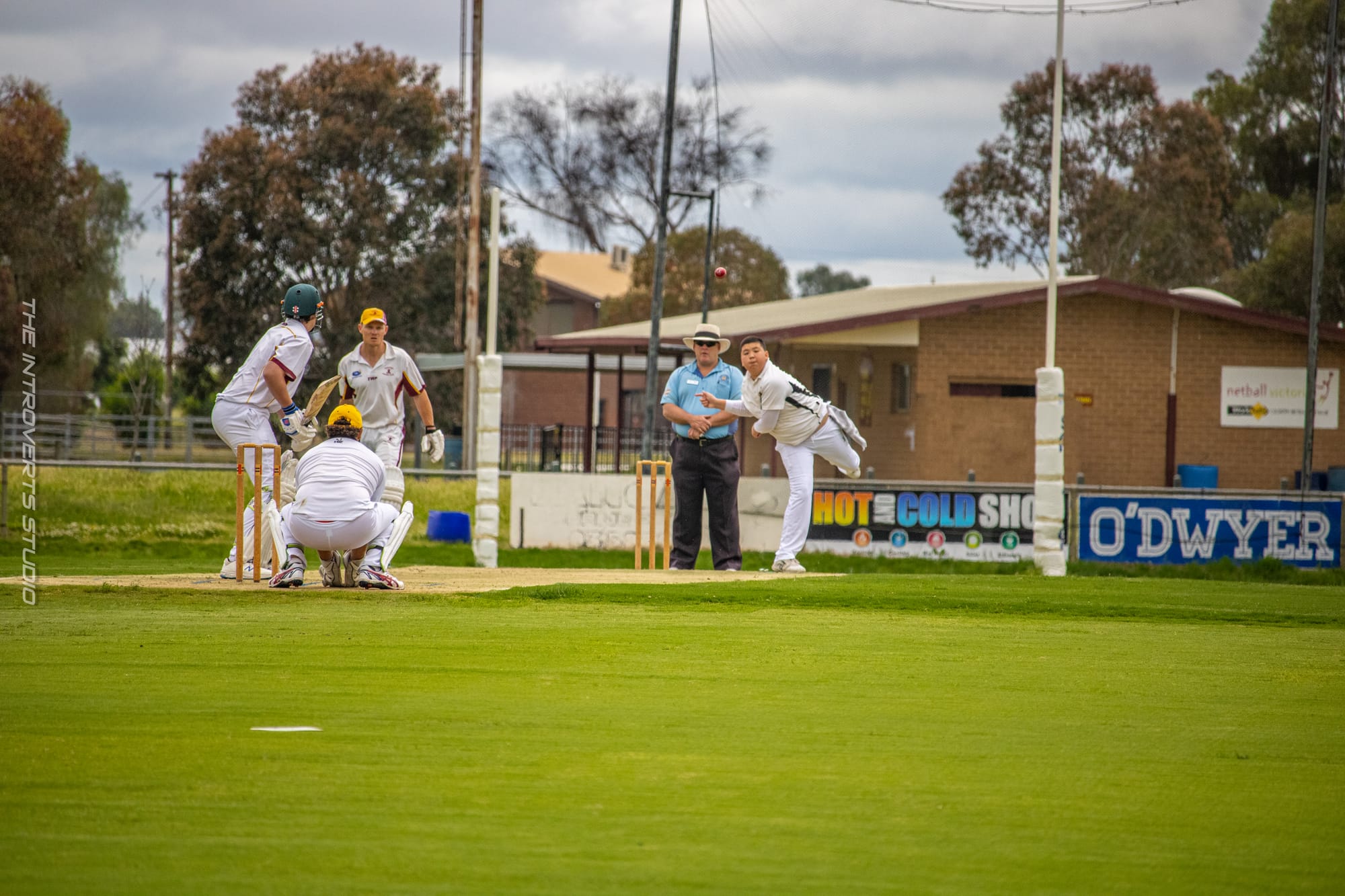 Just happy to be playing ... Despite his young age, Kepler Lukies was the pick of the bowlers in Katamatite’s T20 win on Saturday.