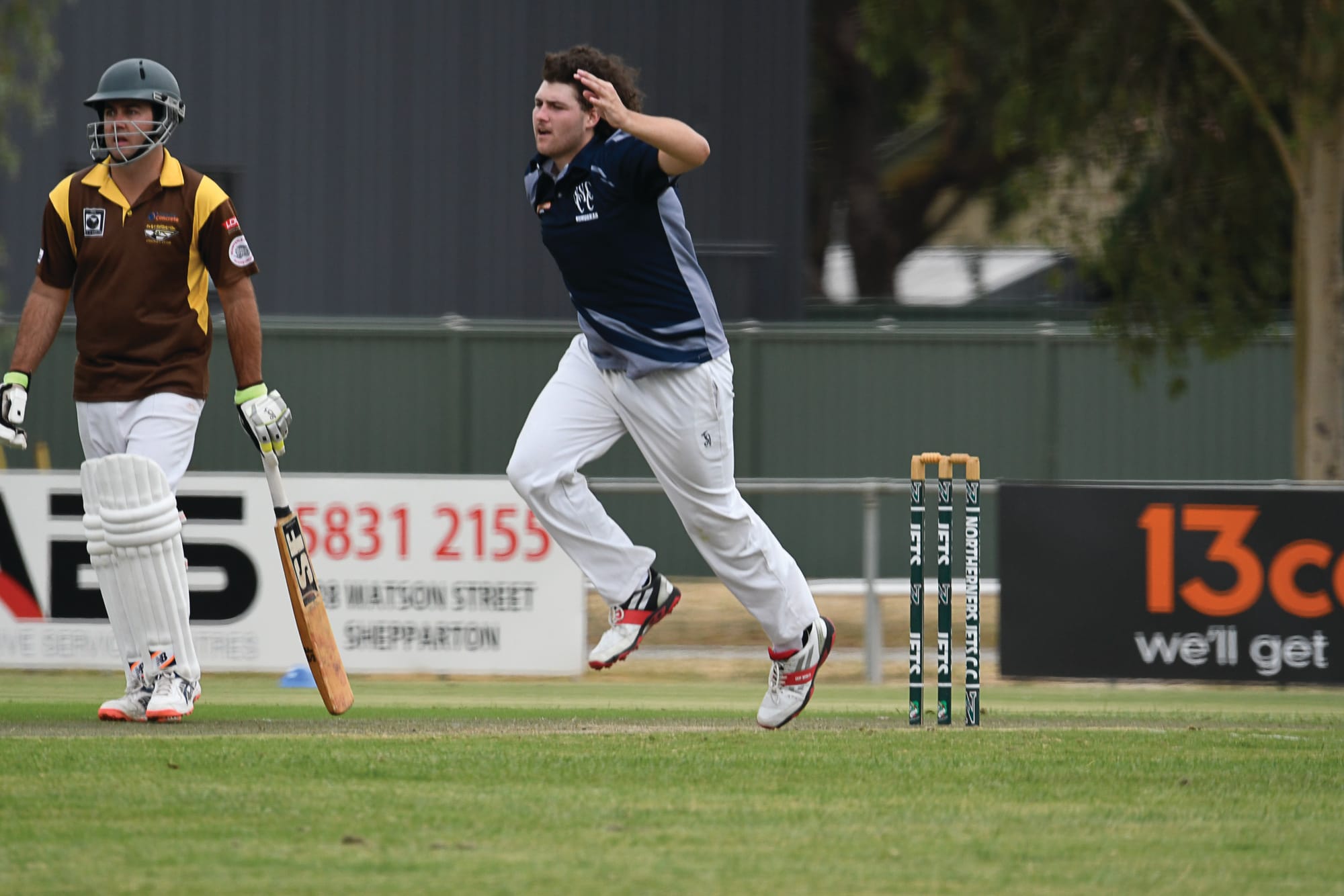New recruit... Dusty Ebborn has come across from Numurkah to play with Katunga. 
