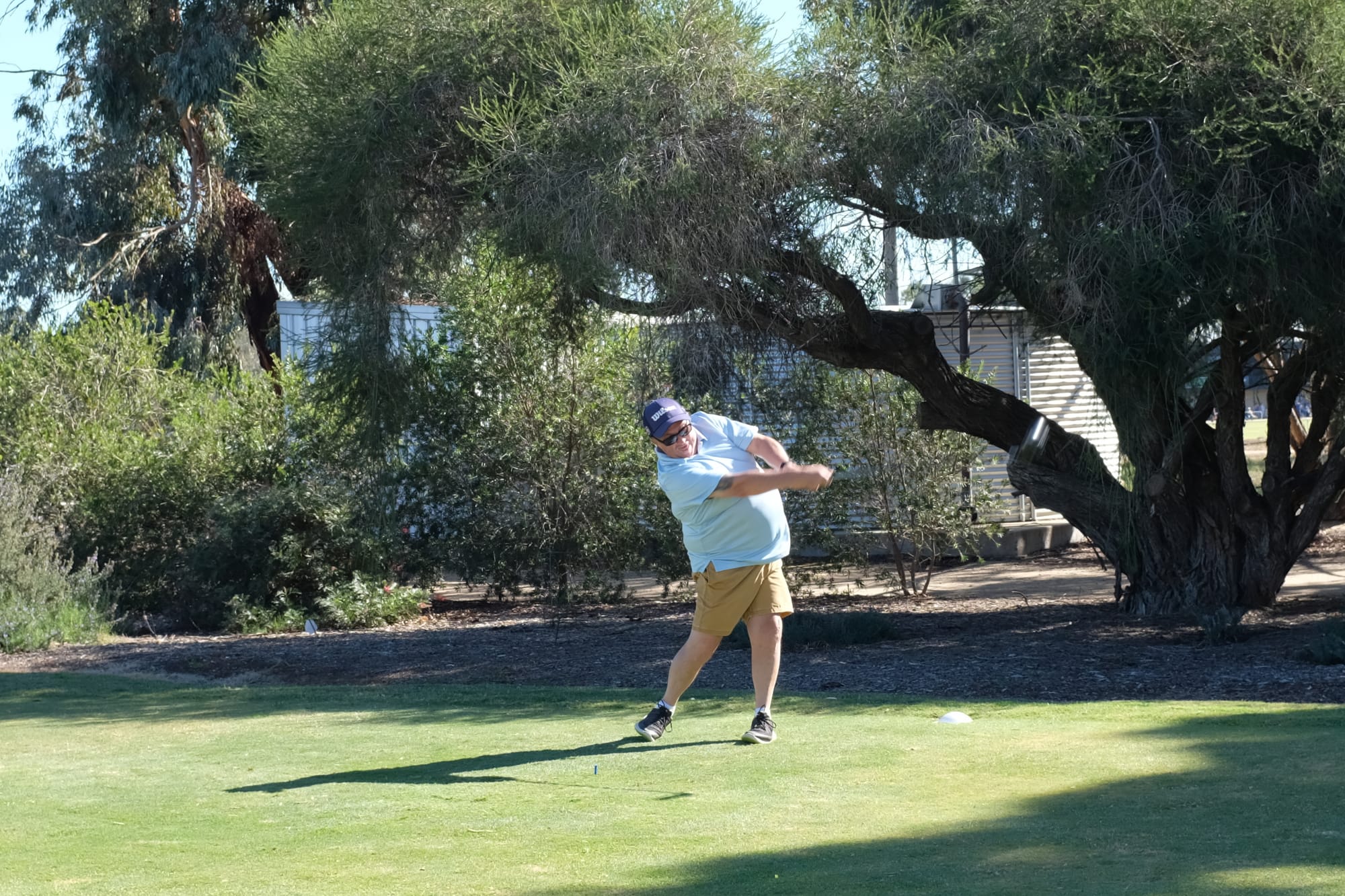 In form ... Col Booth smokes one down the middle. 
