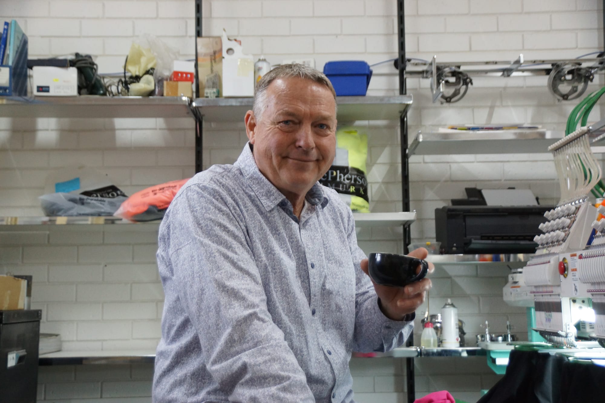 A cuppa with Dom ... Dominique sat down with local businessman Duncan McPherson last week.