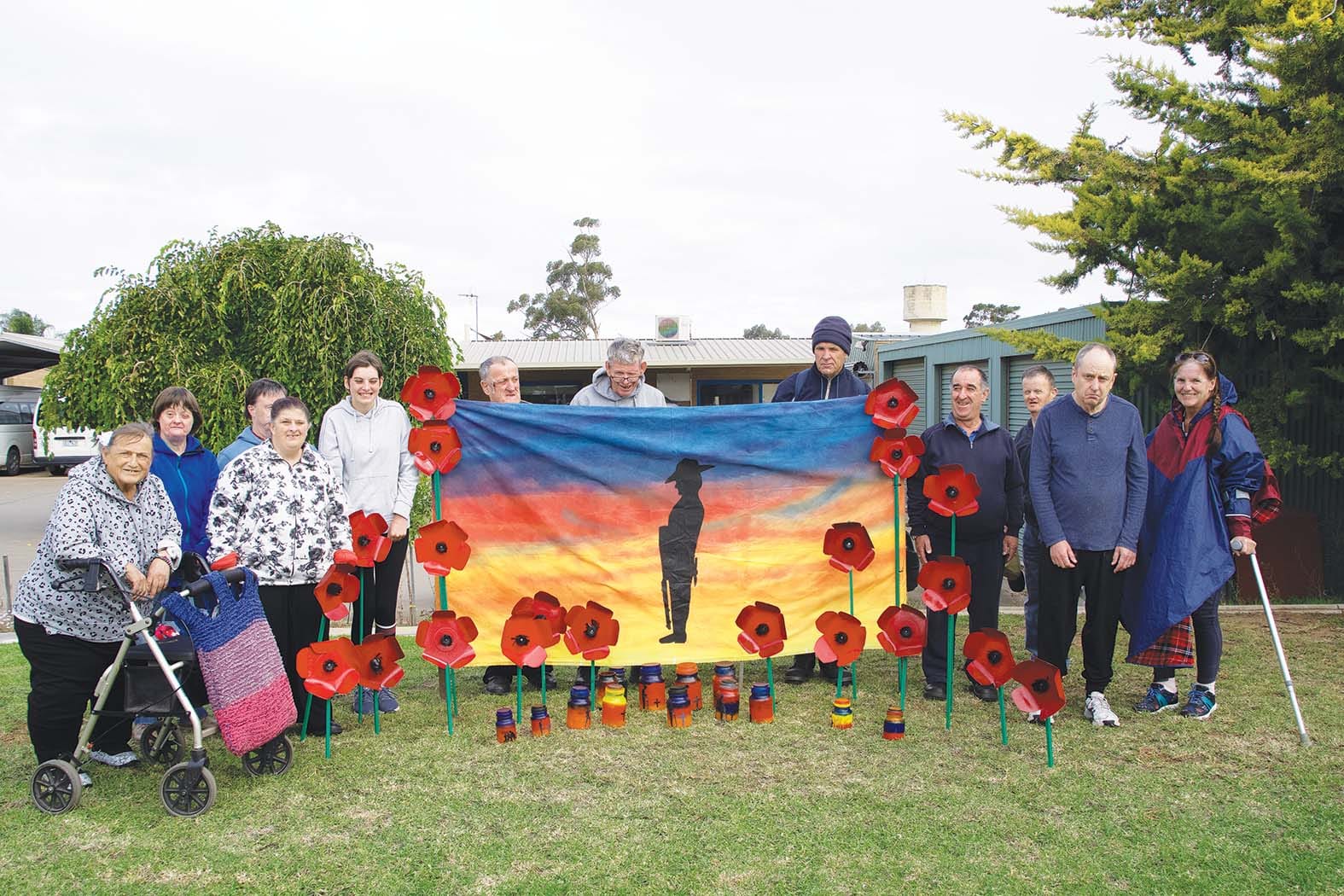 Lest we forget... PALS clients and staff created a fantastic display to honour our Anzacs. 
