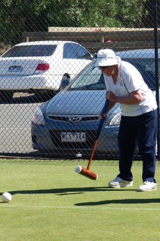 Tied for the win ... Lyn Hughes was in great form last Tuesday and finished the day as equal winner.