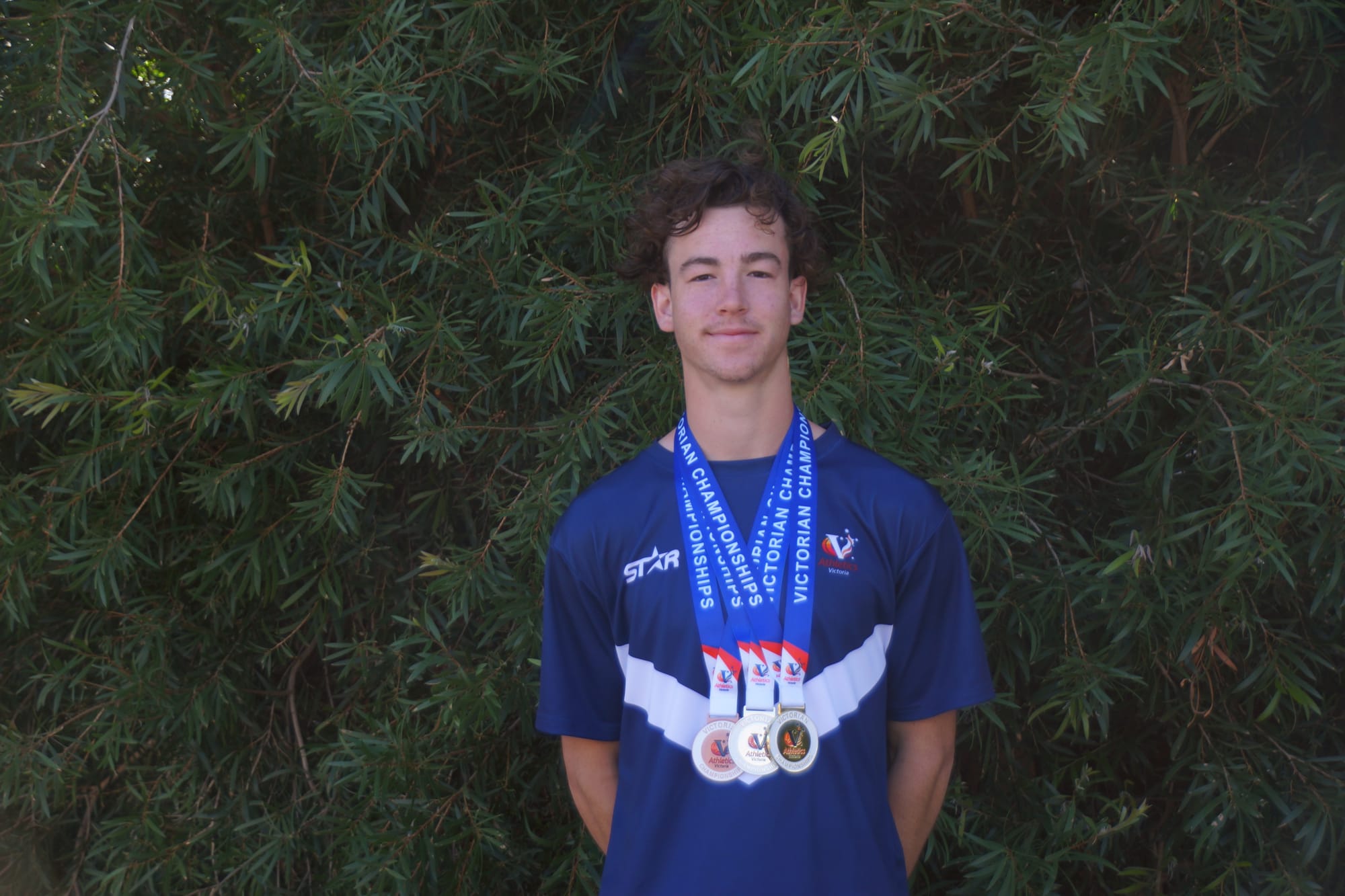 Moving on up ... Eighteen year-old James Miller led the field in the under 20 class of the Victorian country championships on the recent long weekend.