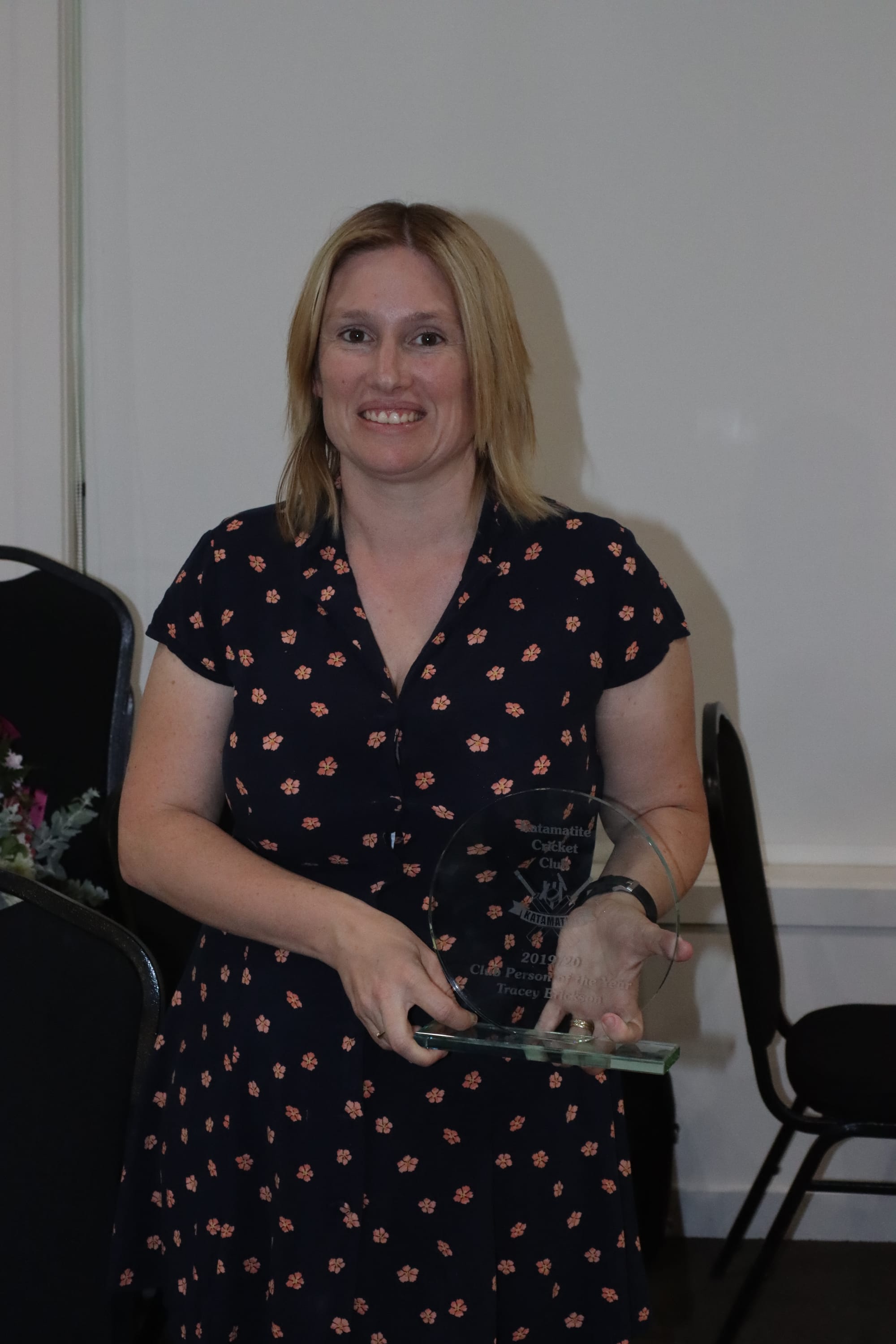 Hard worker … Tracey Erickson was named club person of the year.