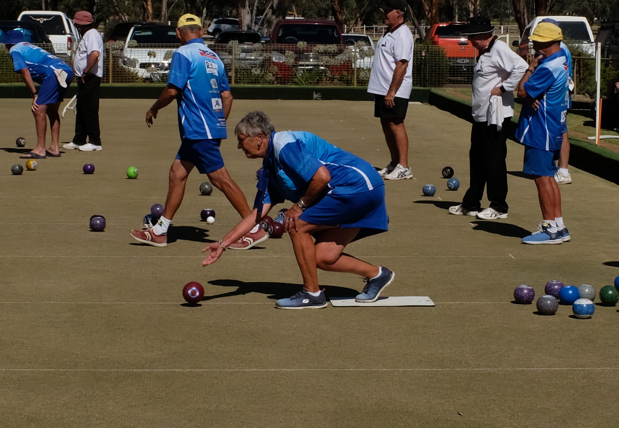 Comfortably beaten ... Lidija Patching bowled well but even her rink was out-bowled. 