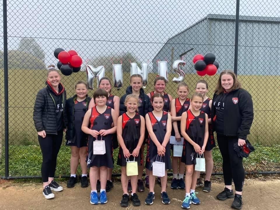 Minis’ day... Waaia’s under 11s had fun in their last game for the season, which was minis’ day.
