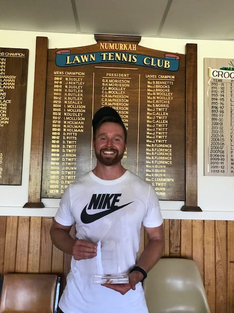 Too good again ... Nick Fenaughty won his fourth men’s club championship title. 