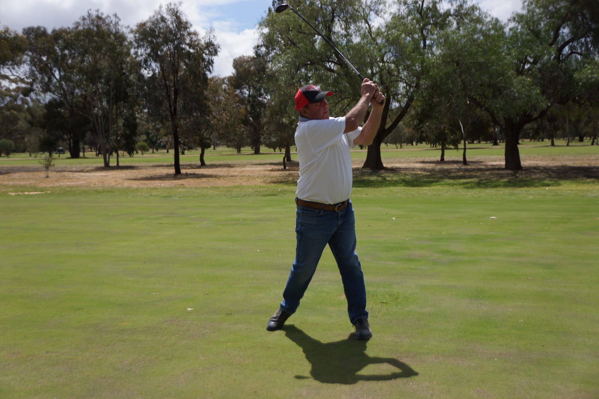 Tight affair ... Ian Clark closed the gap in the C grade championship with a medal winning 71 nett on Saturday.