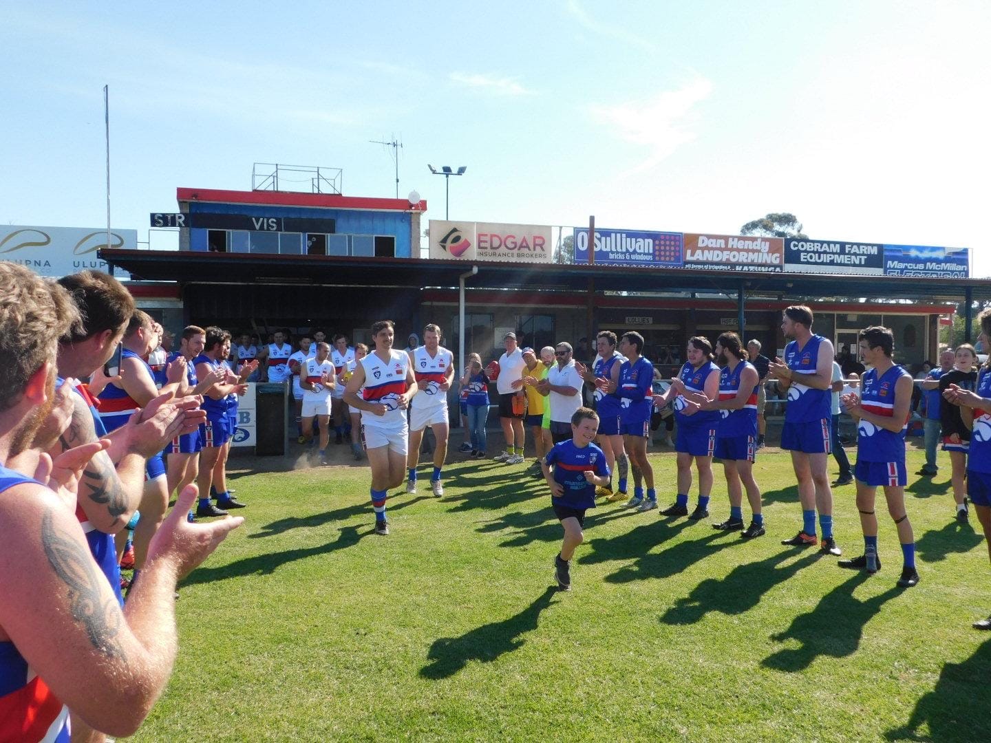 Club legends ... Michael Laidlaw and Zeke Bunge both played their 150th senior game for the club on Saturday.
