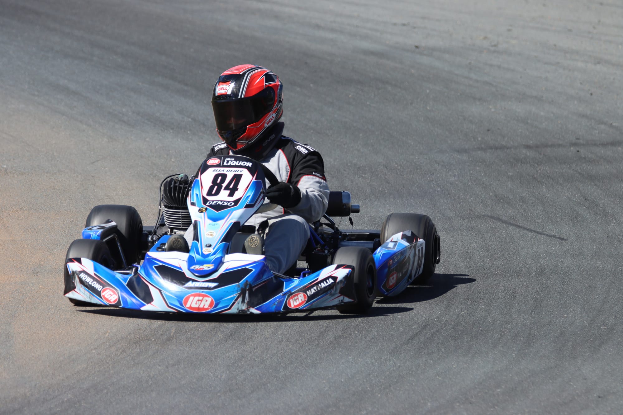 PB ... Ella Dealy managed to clock a personal best time.