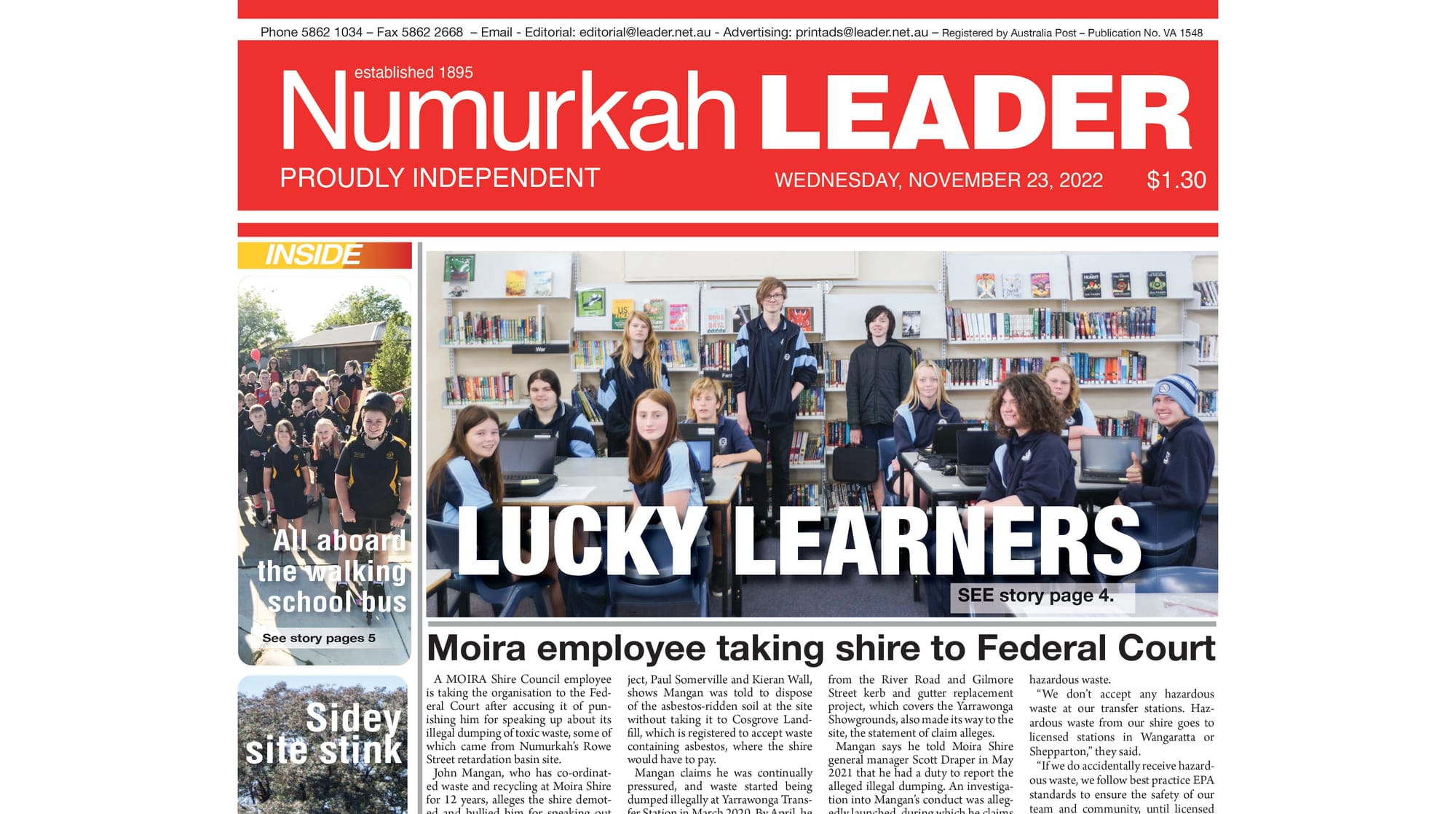 Numurkah Leader digital edition: November 23 2022