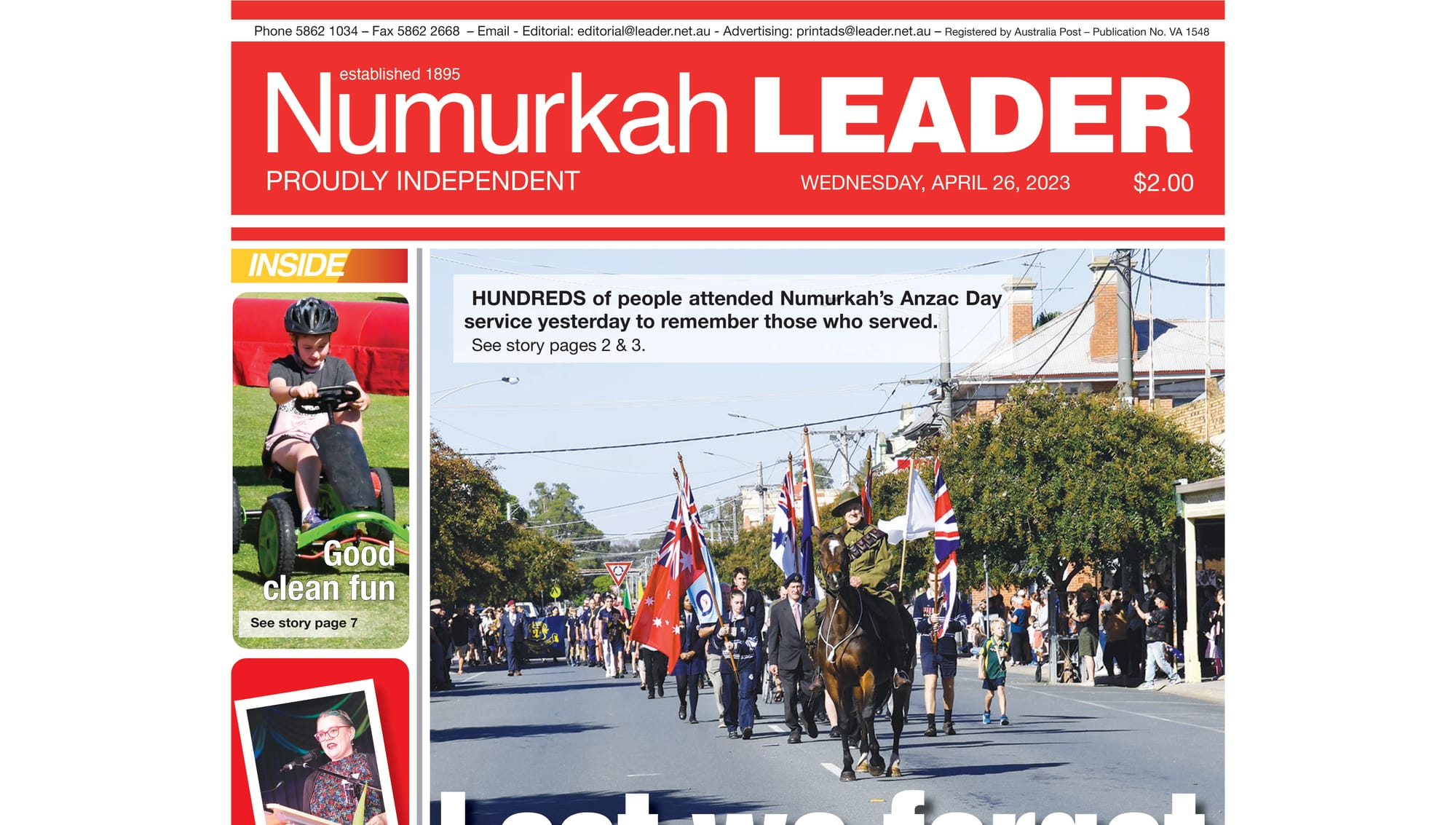 Numurkah Leader digital edition: April 26 2023