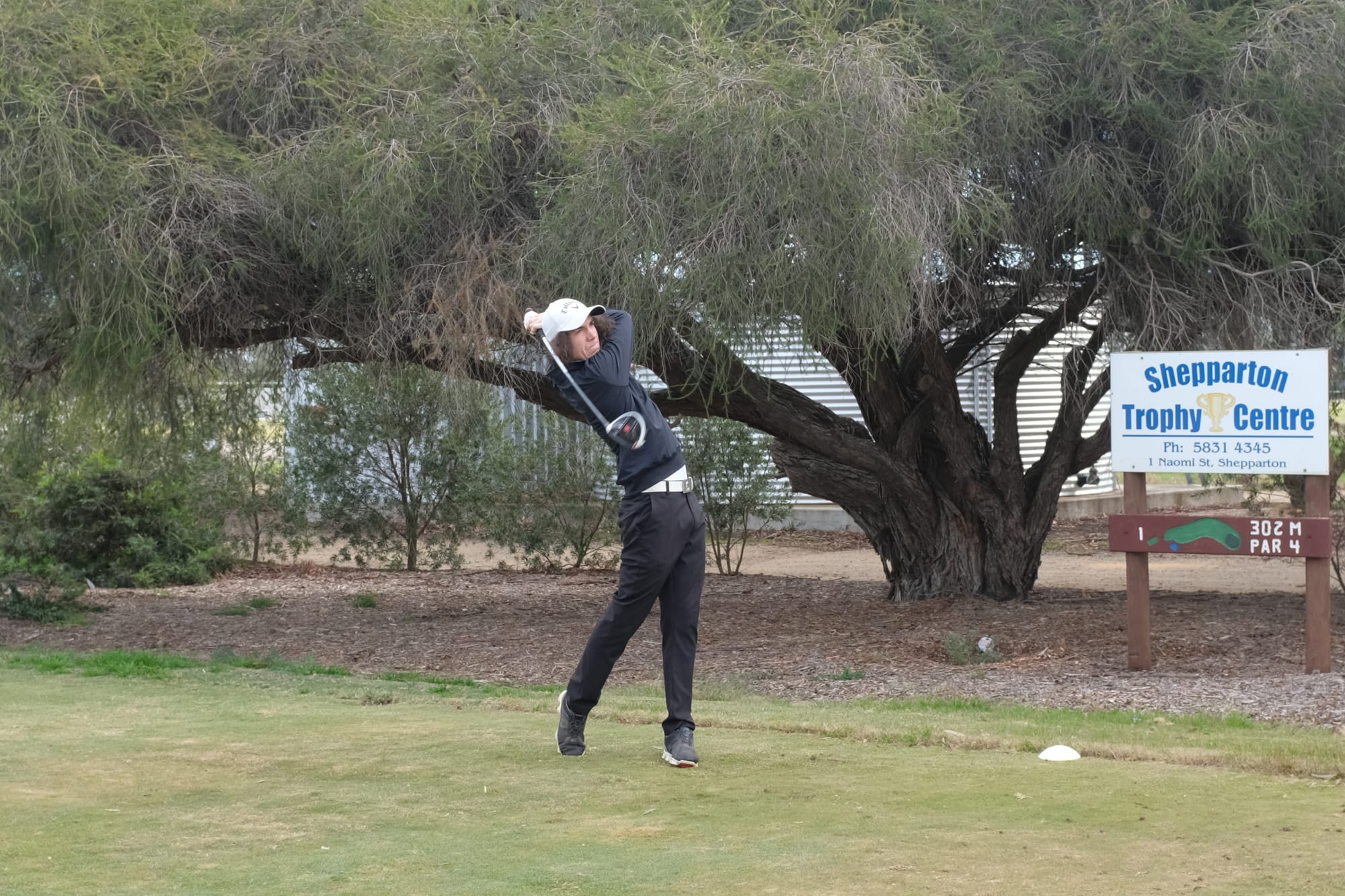 Knockout punch ... Brandan Hosie won the singles knockout final last week, with knockout blows on 16 and 17.