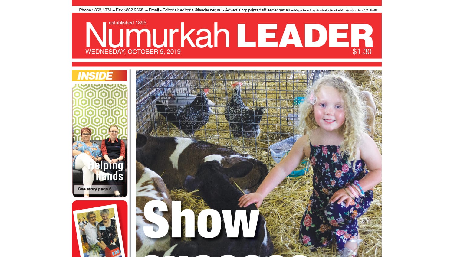 Numurkah Leader digital edition October 9 2019