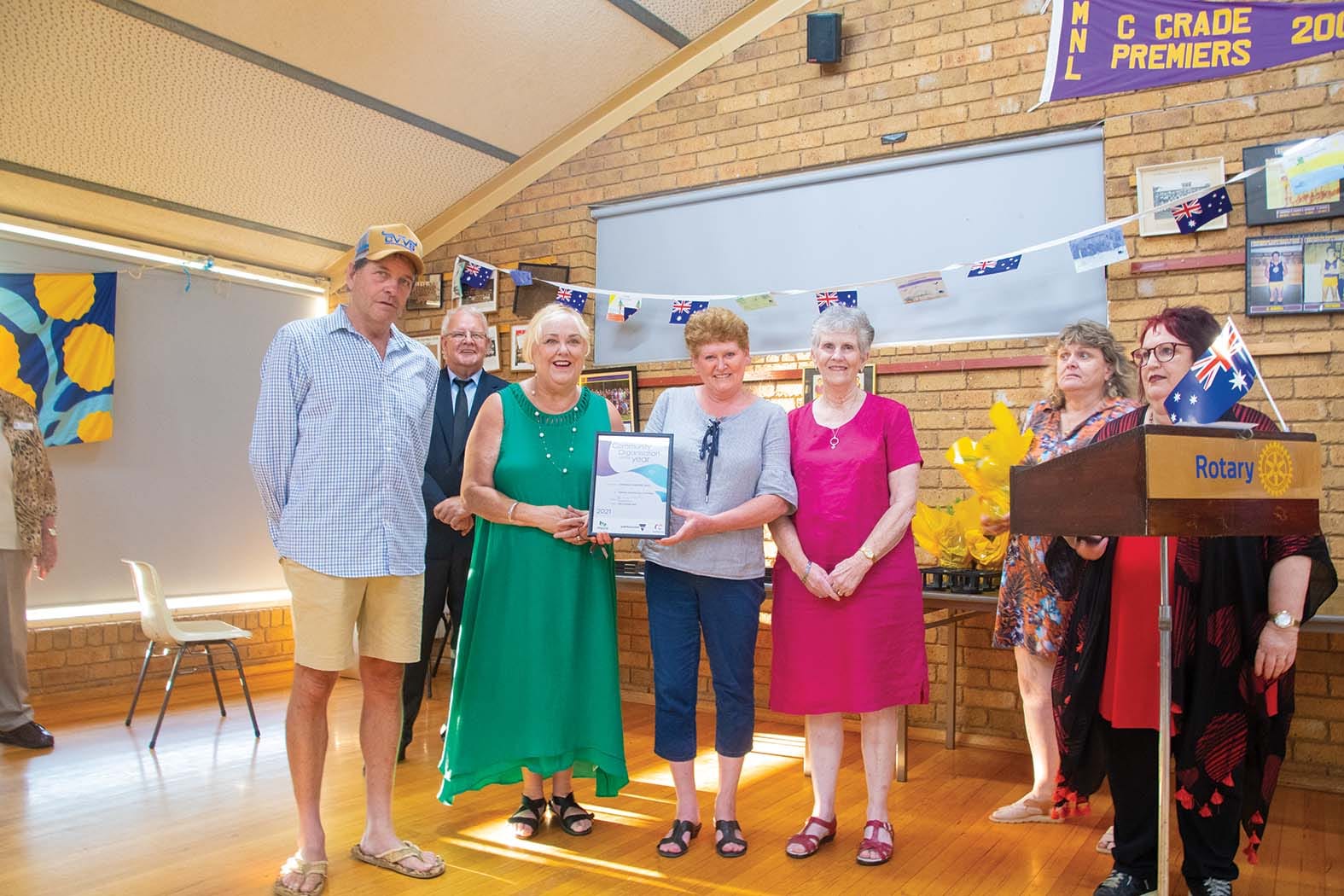 Organisation of the year ... Nathalia Cemetery Trust members.

