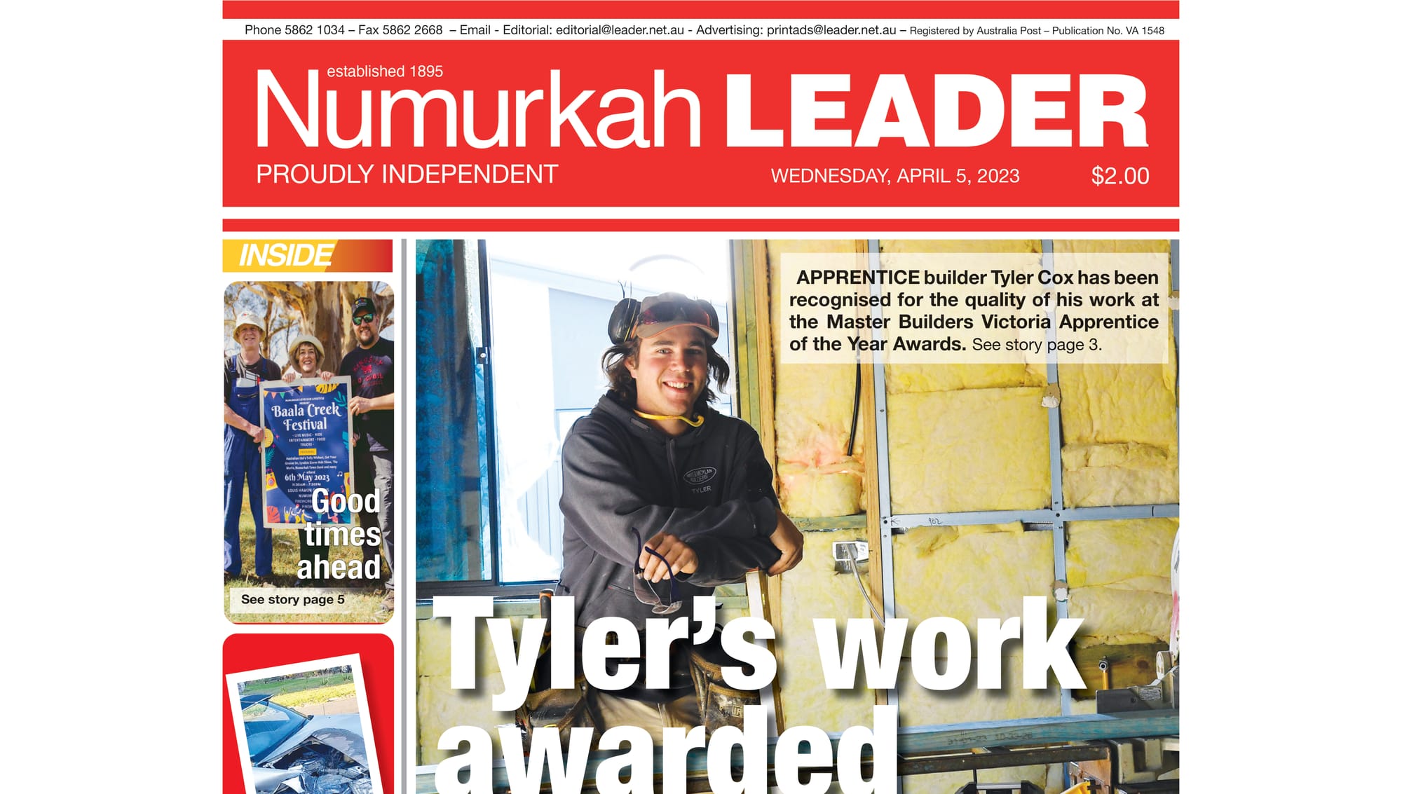 Numurkah Leader digital edition: April 5 2023