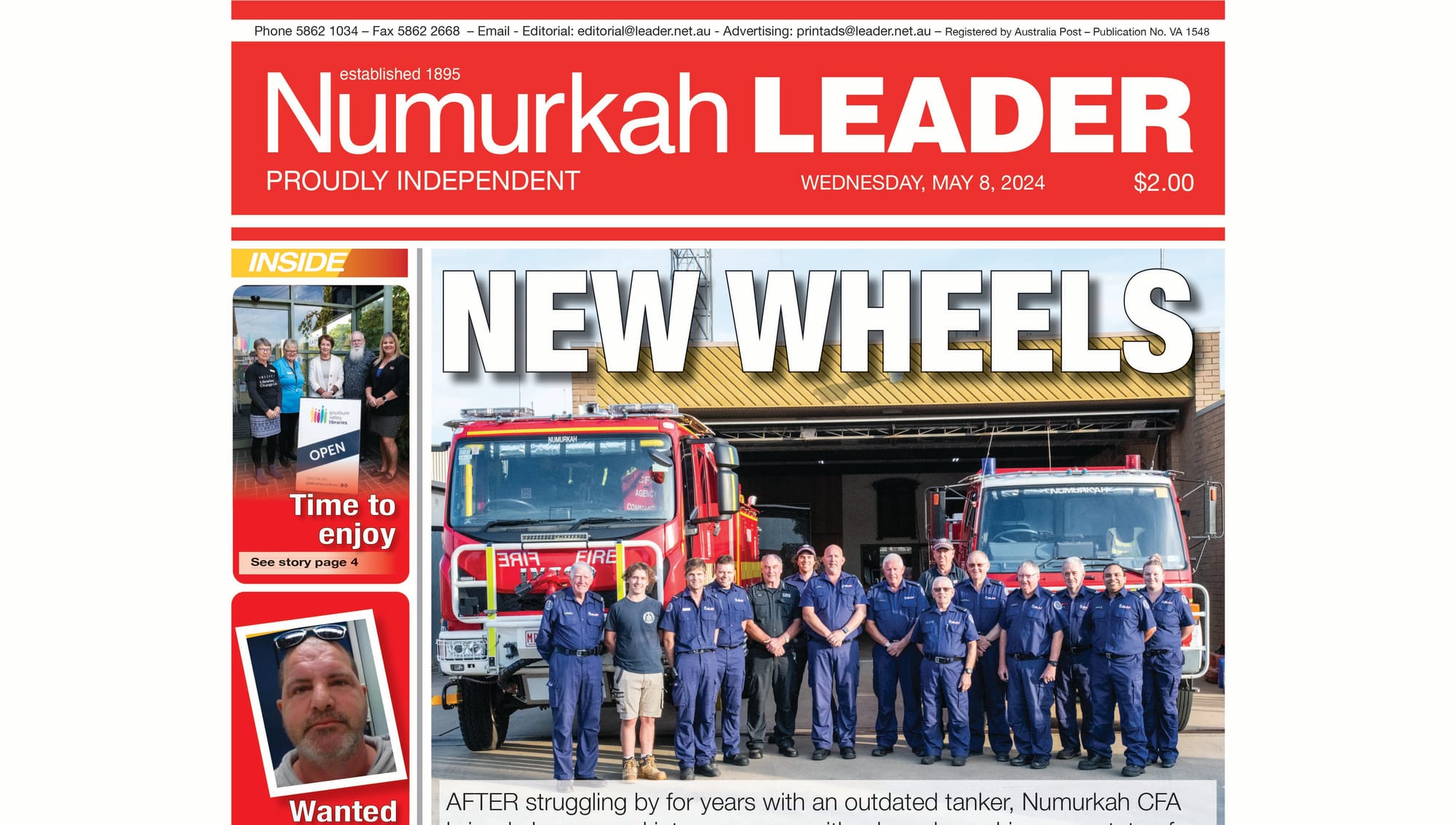 Numurkah Leader Digital Edition May 8 2024
