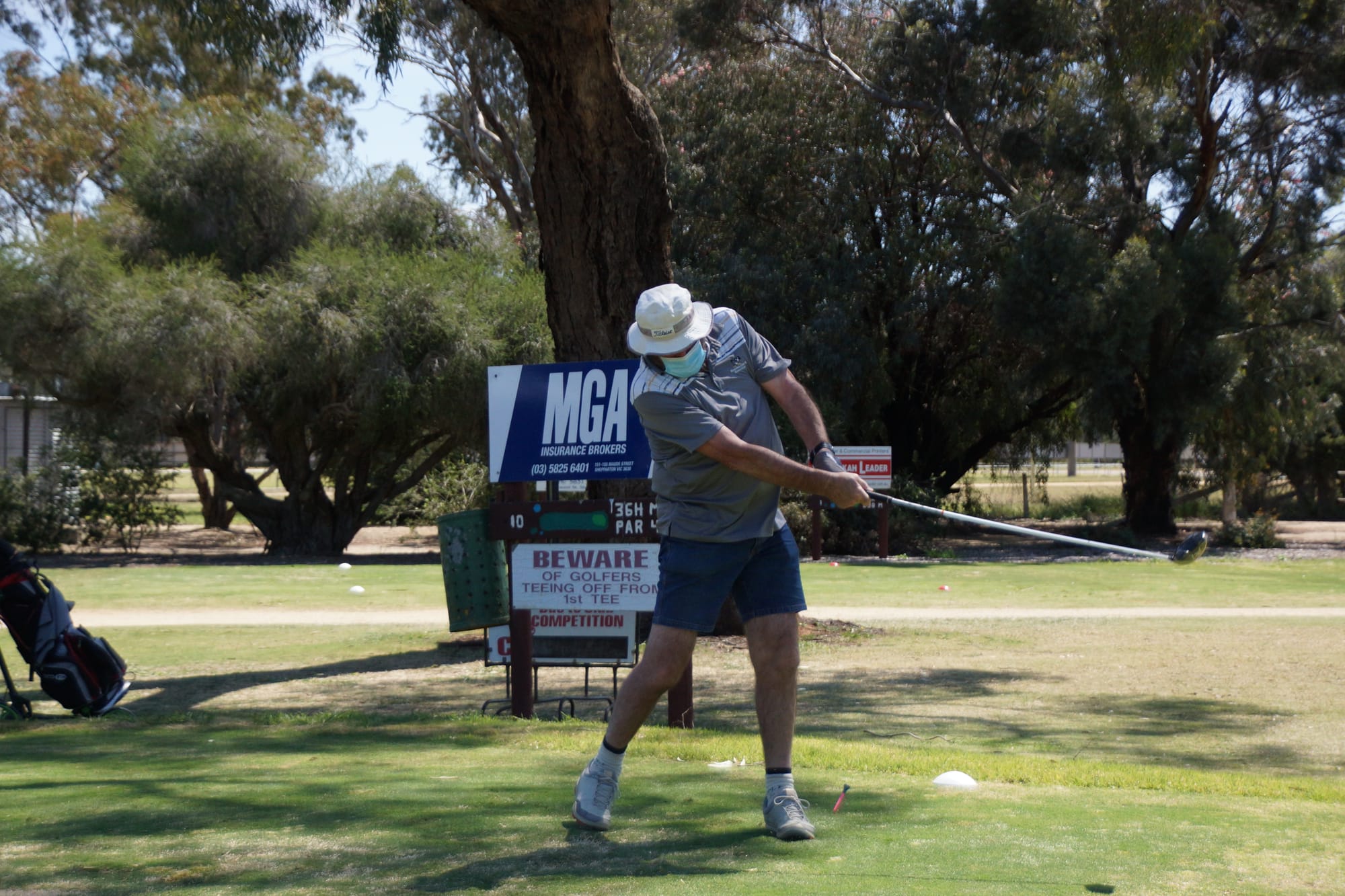 Streets ahead ... Jack Dell had easily the best score in last Thursday’s golf competition at Numurkah.