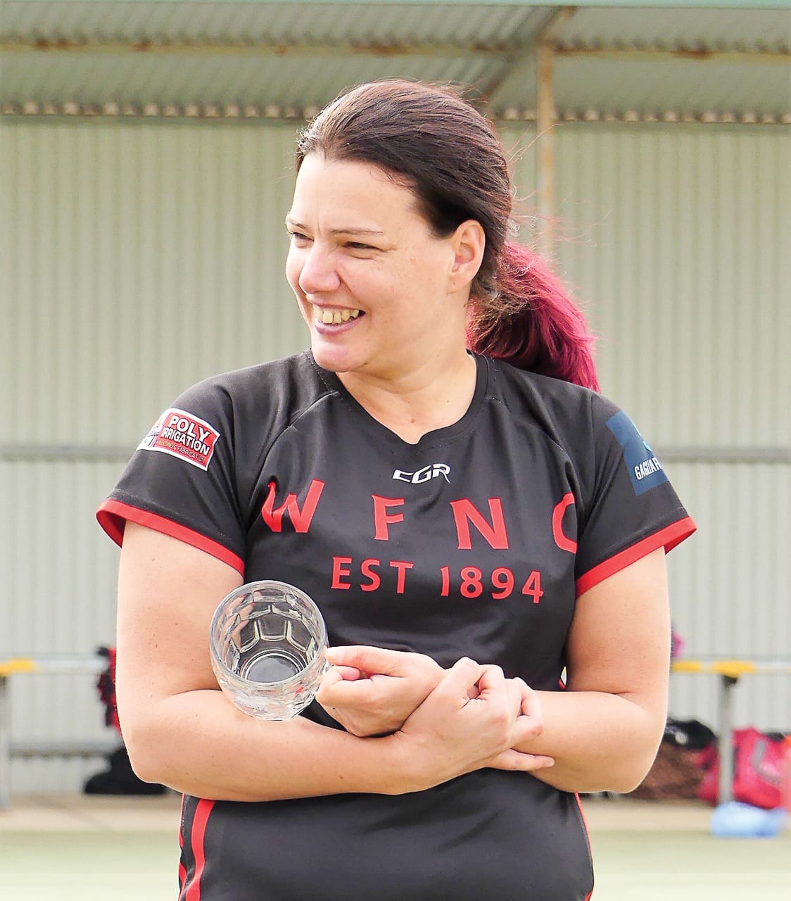 All smiles at Waaia as Kiara Brown plays 100th game