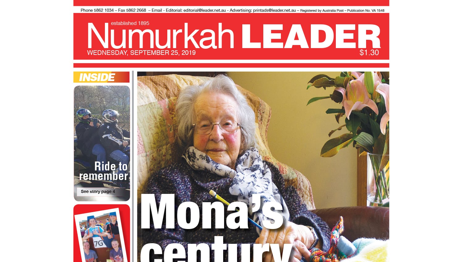 Numurkah Leader digital edition: September 25 2019