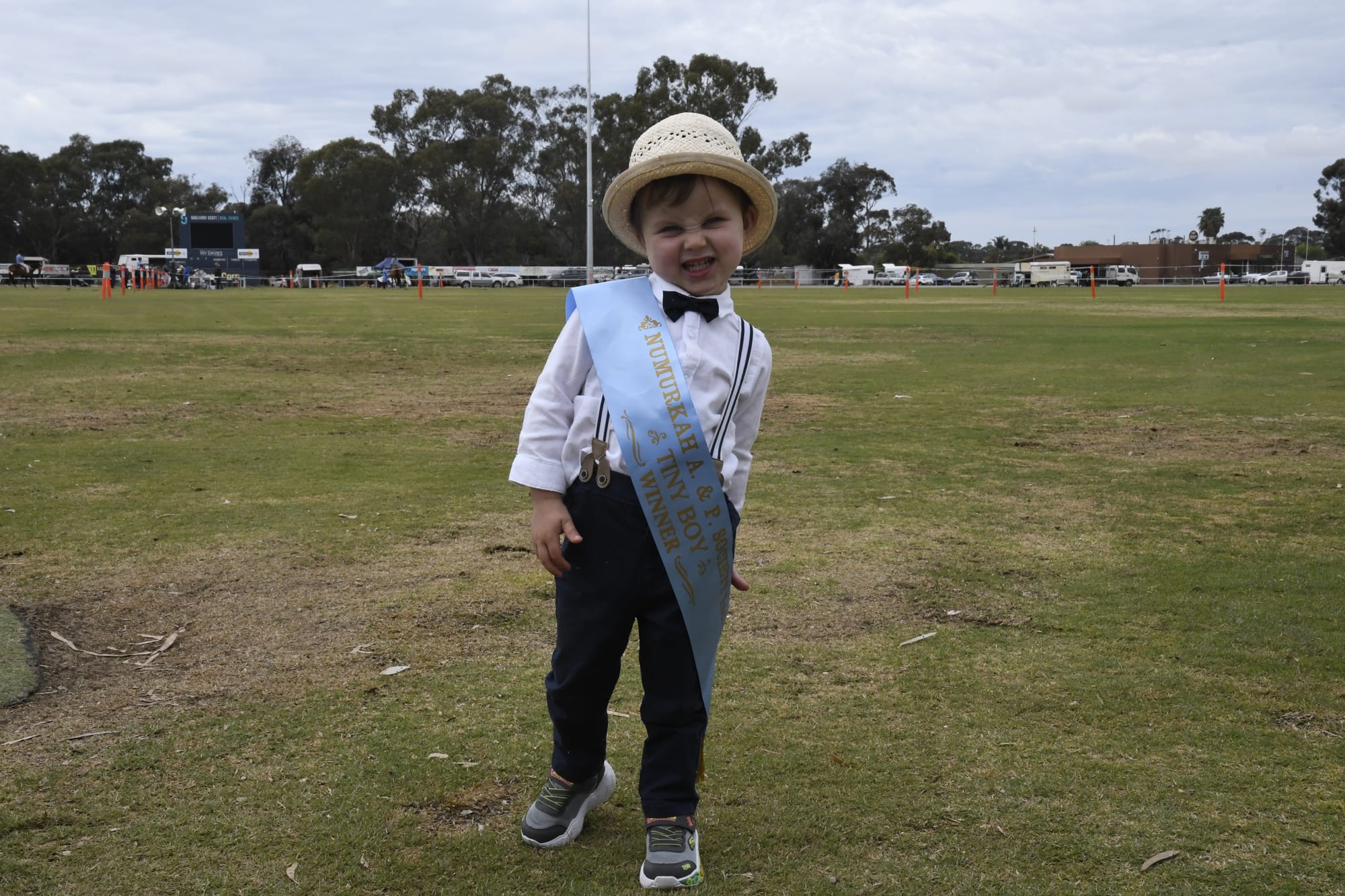 Little Mr Showman... Jude Emmett won the Tiny Boy section for two to four year old males in the Tots to Teens competition. 