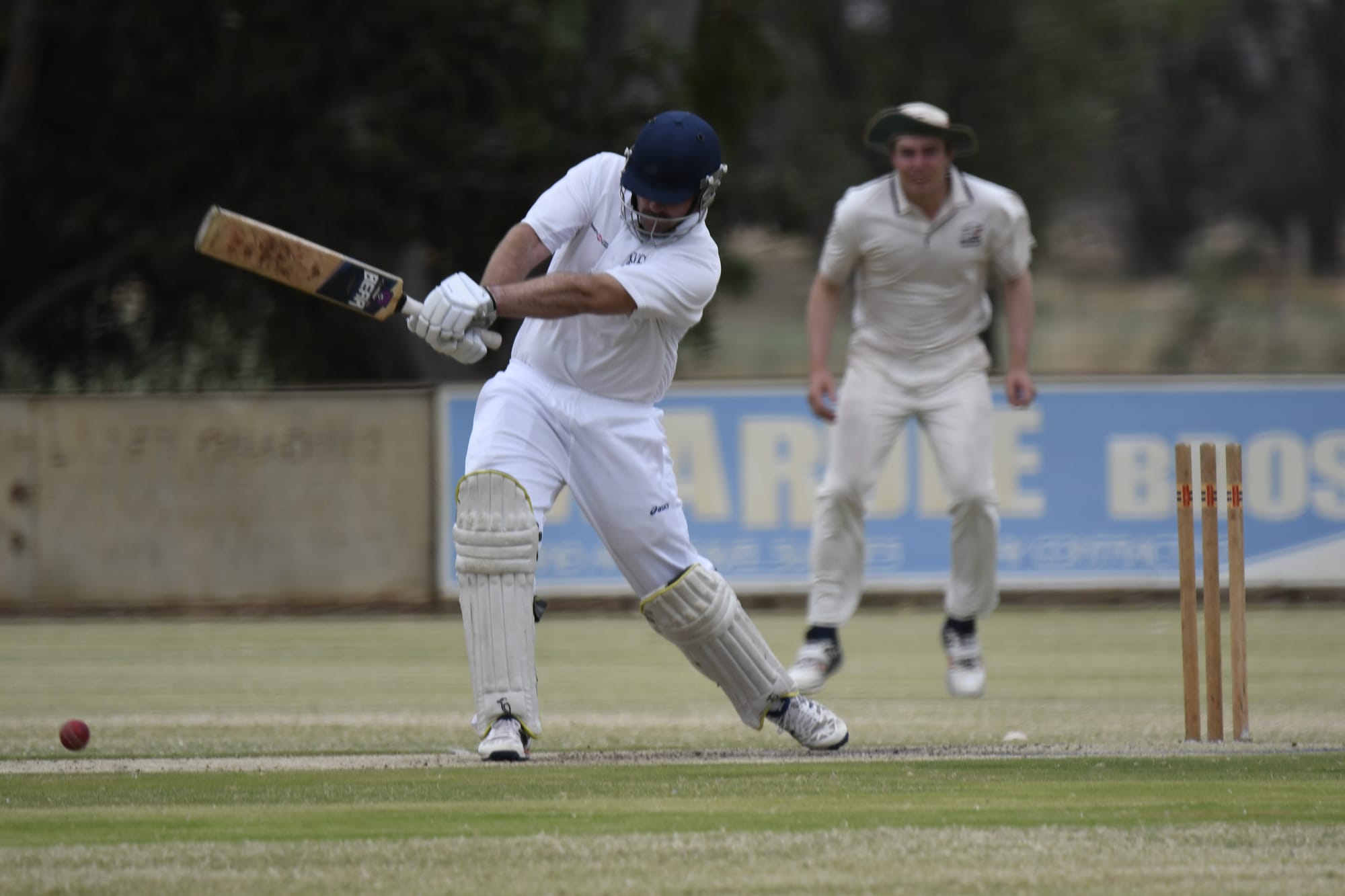 Through the covers ... Dylan Grandell has been in stellar form lately, and he might have scored back-to-back tons if it weren’t for the rain.