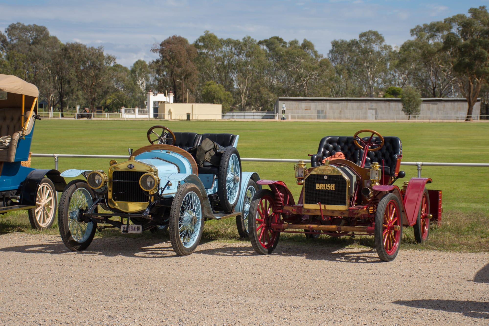 Don’t make them like this anymore ...A 1909 Delage (left) and a1910 Brush provided great examples of quality engineering and workmanship of the past. 
