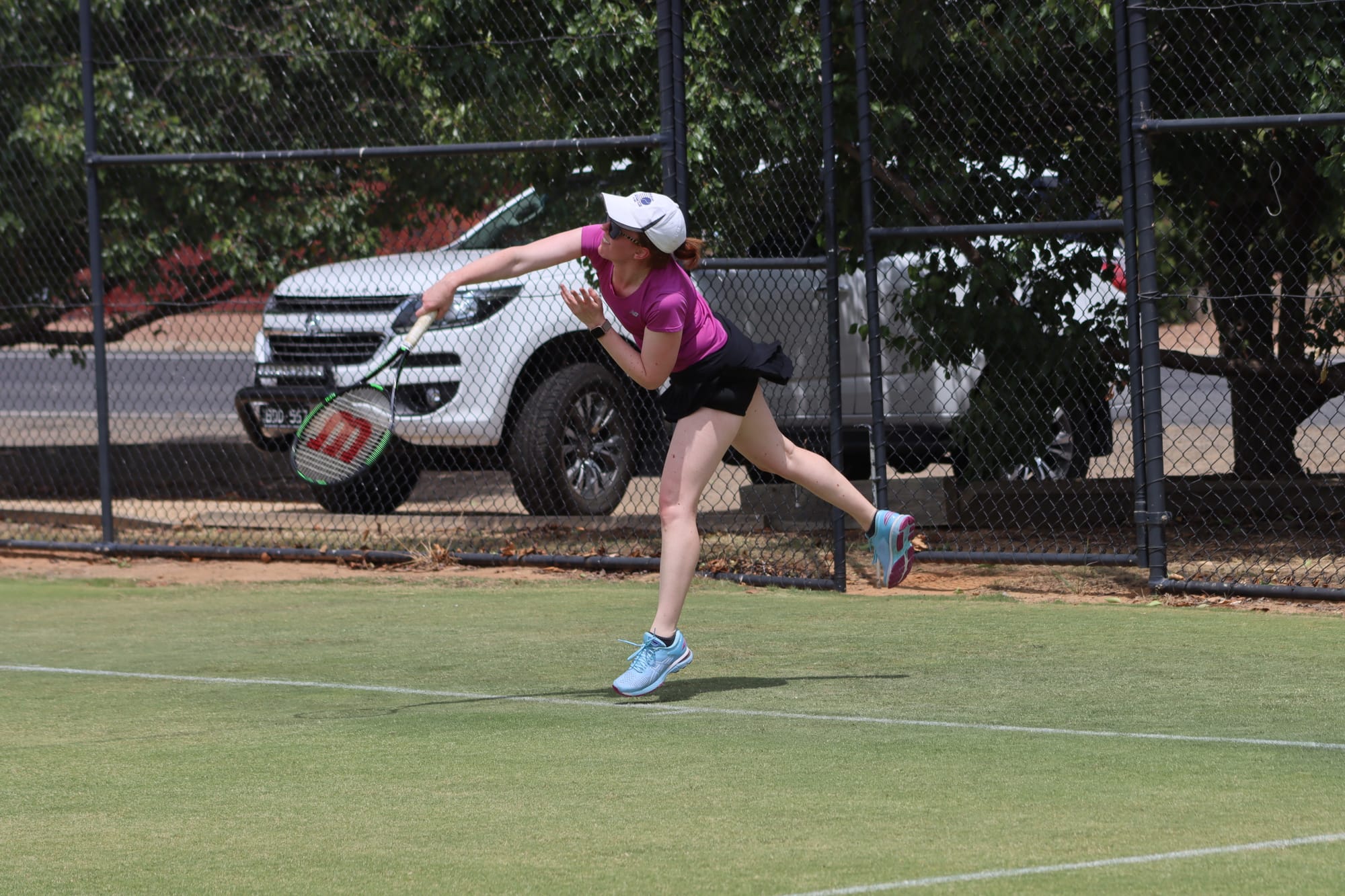 Madam president ... Catherine Church posted two good wins in the Raiders’ victory on Saturday.