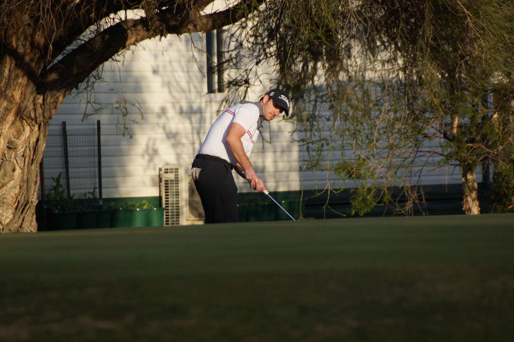 Multi-talented ... Dylan Grandell played an almost par round of golf to win last Thursday’s Numurkah competition.