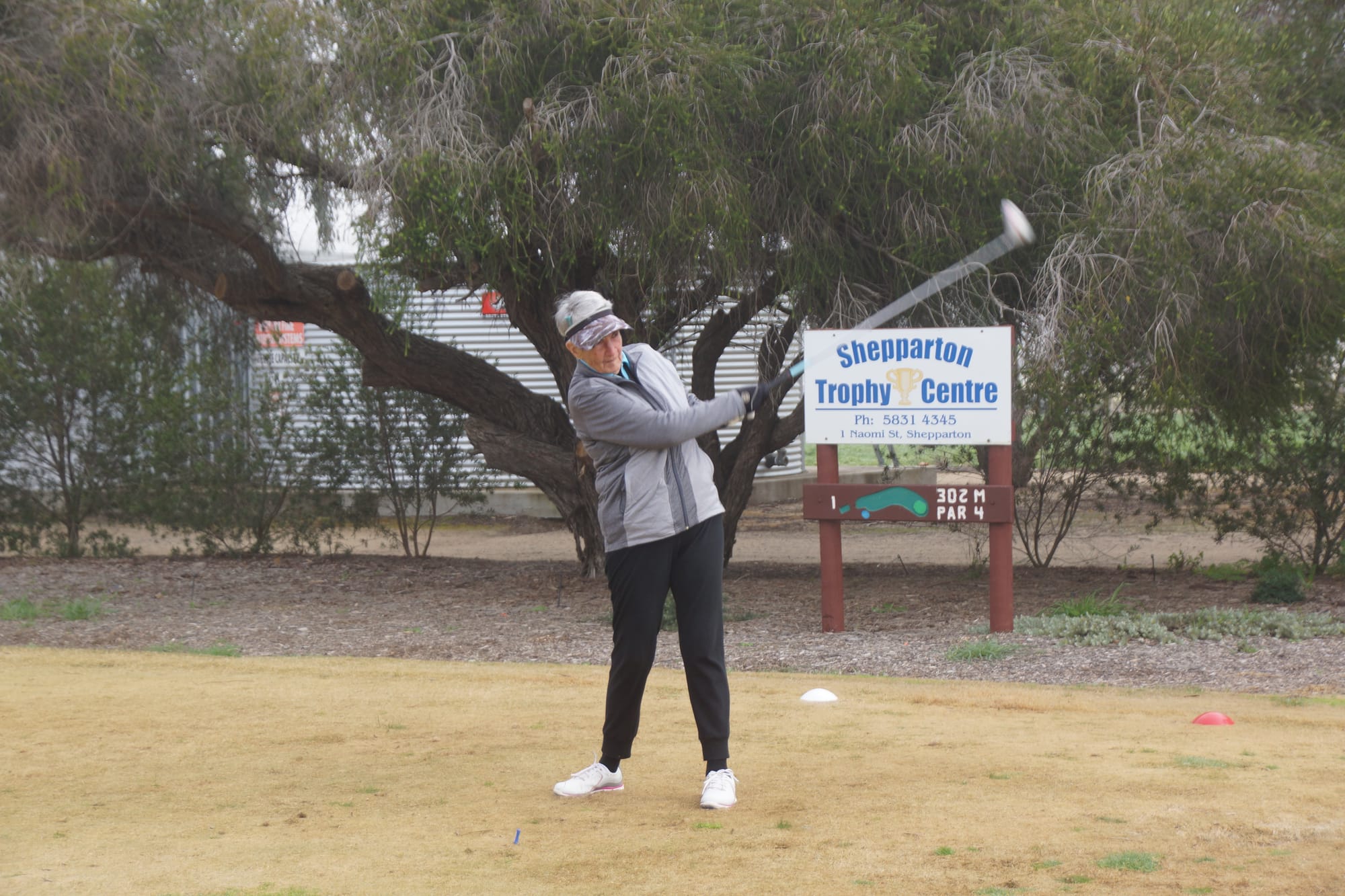 One last round ... Helen Schmedje was one of a large number of women who got in one last round of competition golf last week, and went into the break with a nice monthly medal win.